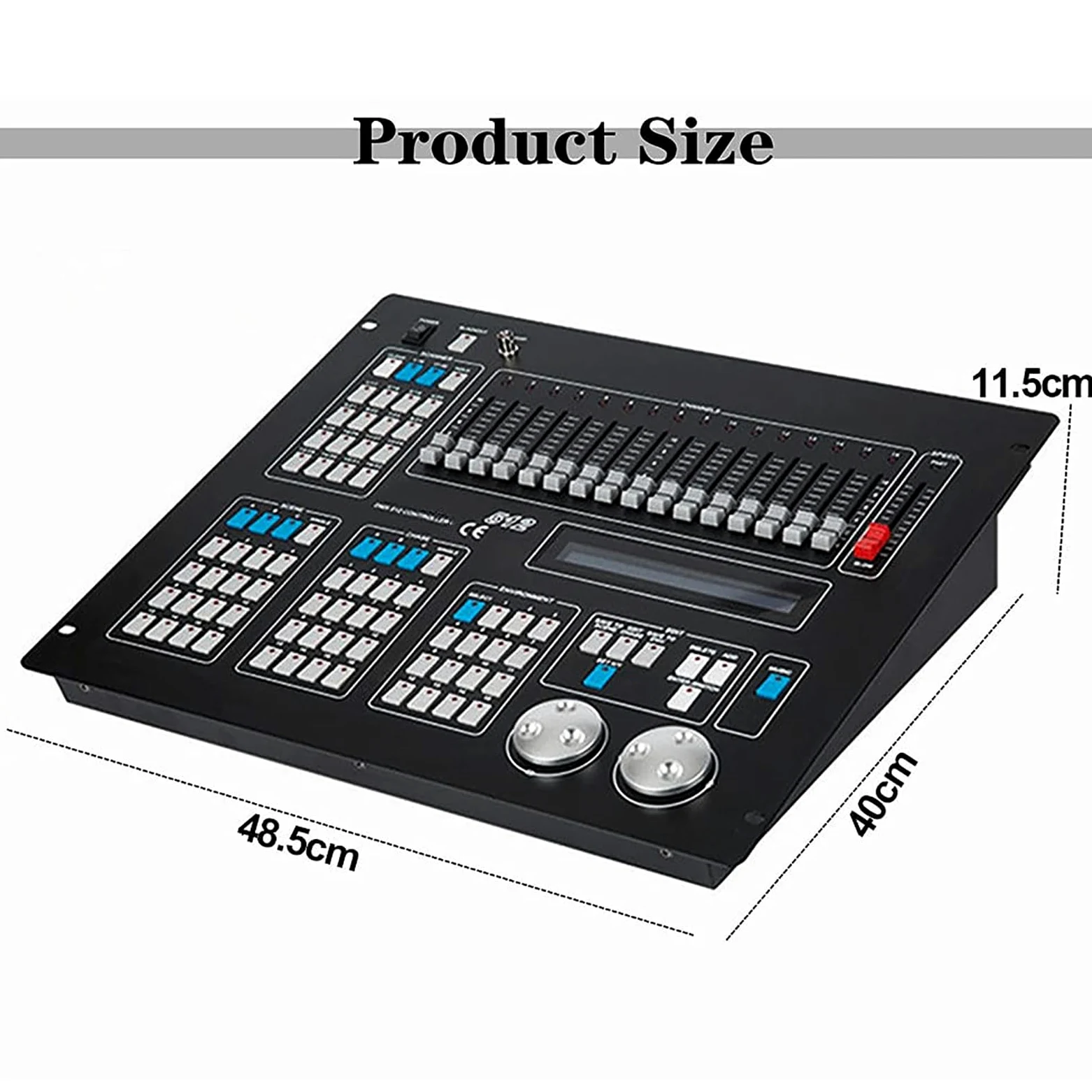Controller DMX, Console DMX 512, Controller Illuminazione Discoteca Dj, Mixer Luci di Controllo Luci da Palco Professionali, Pannello Controller Console Illuminazione