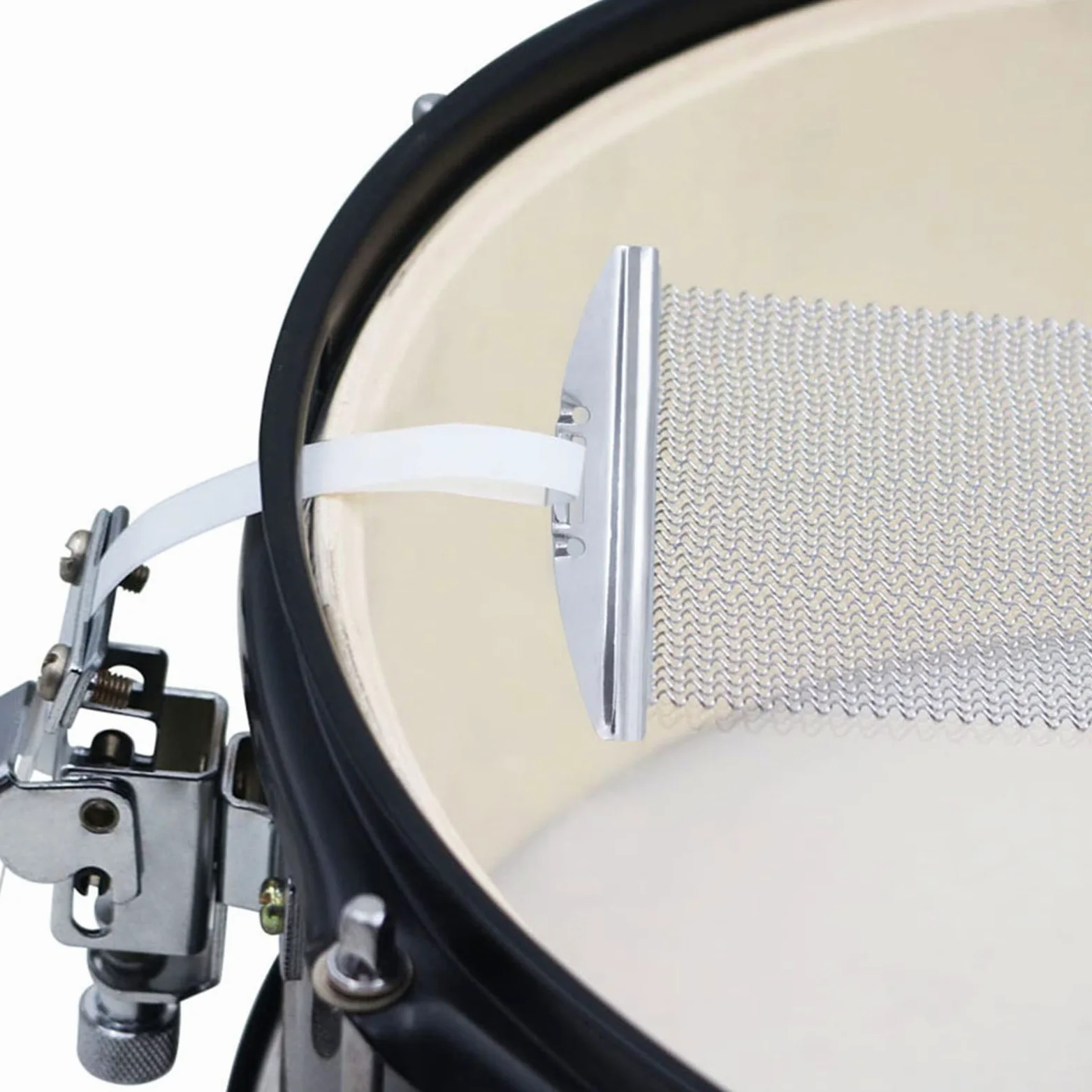 Set di Cavi per Rullante a 40 Fili con Molle in Acciaio Resistenti e Cinghie Nere, Accessorio di Ricambio Universale per Strumenti a Percussione Cajon per Batteria da 14 Pollici