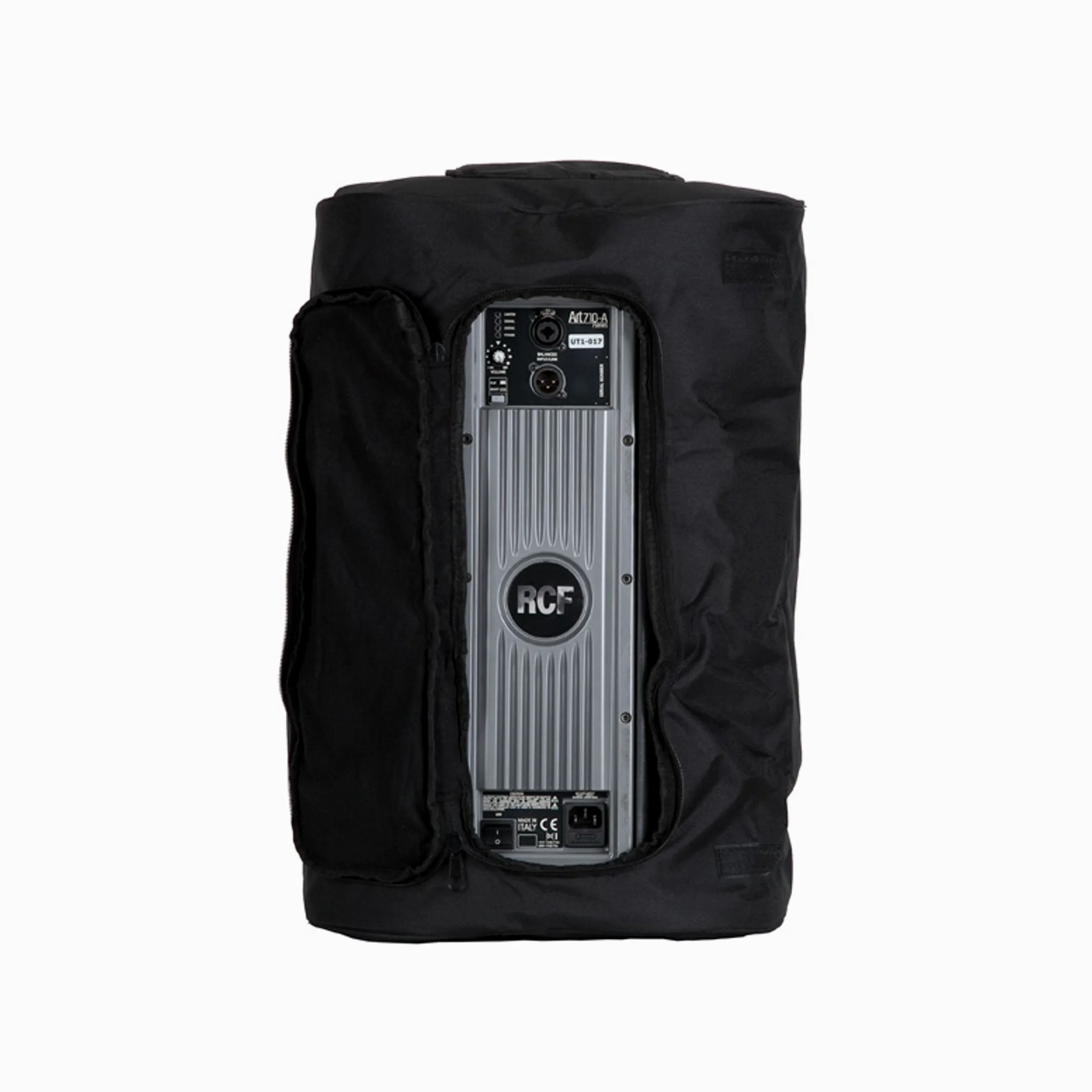 RCF CVR ART 710 - Cover di protezione e trasporto per Monitor Cassa Diffusore RCF ART 710-A MK4 e ART 410-A, Nero
