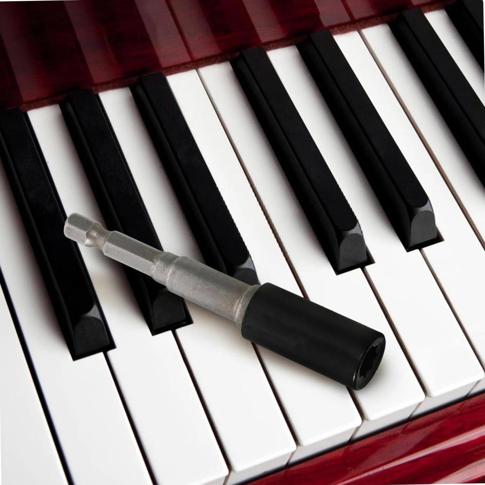 Chiave in Acciaio Manganese e Plastica Professionale per Accordatura Pianoforte Strumento Preciso per Pin di Accordatura, Kit per Appassionati e Professionisti