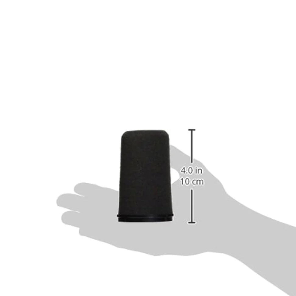 Shure RK345 Pesa di ricambio in schiuma nera per microfoni SM7A e SM7B: riduce il respiro indesiderato e il rumore del vento, i plosivi e i clic di combattimento