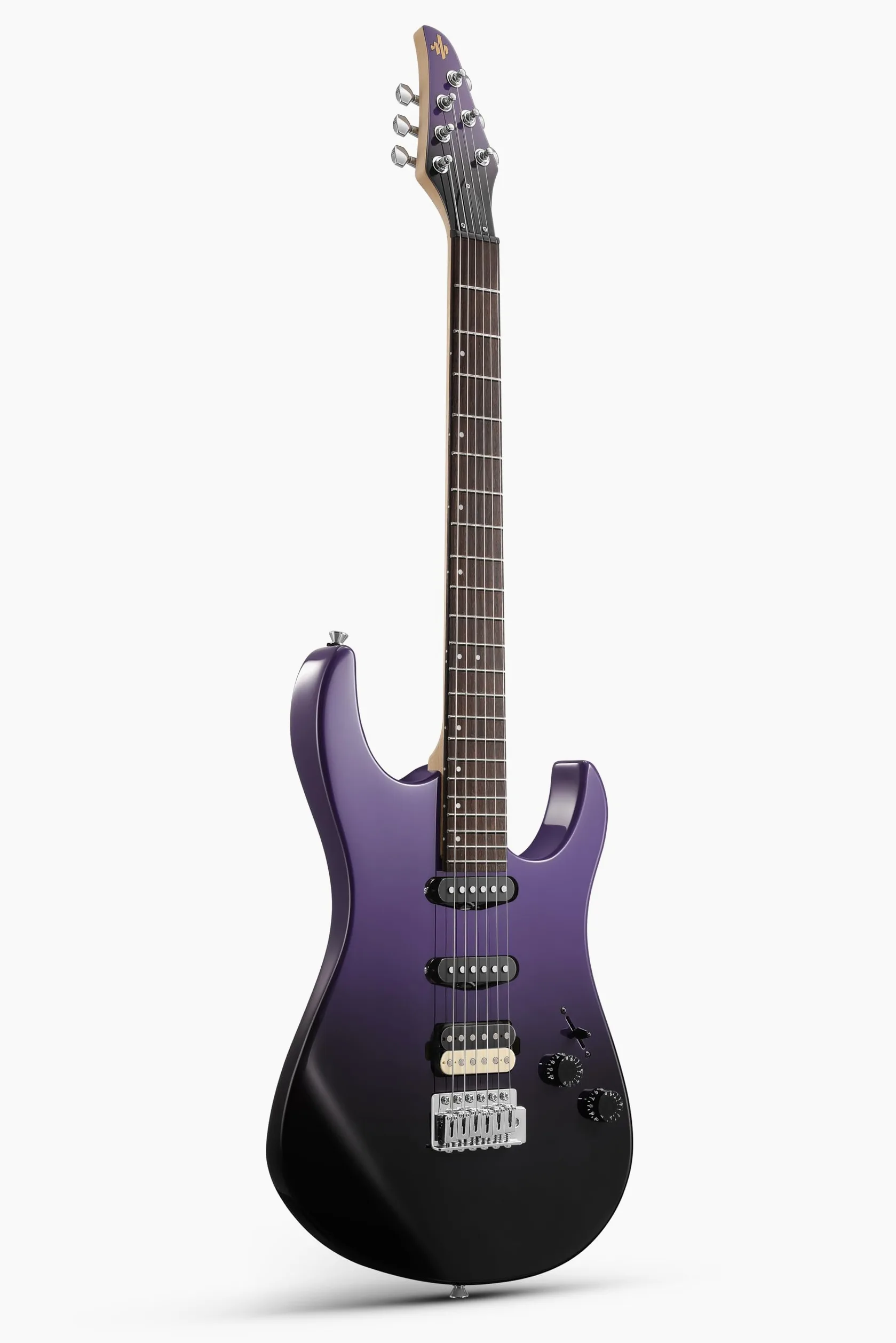 Donner DMT-66 39 Inch Guitarra Eléctrica de Tamaño Completo para Principiantes, Kit de Guitarra Eléctrica con Funda Nero Violaceo