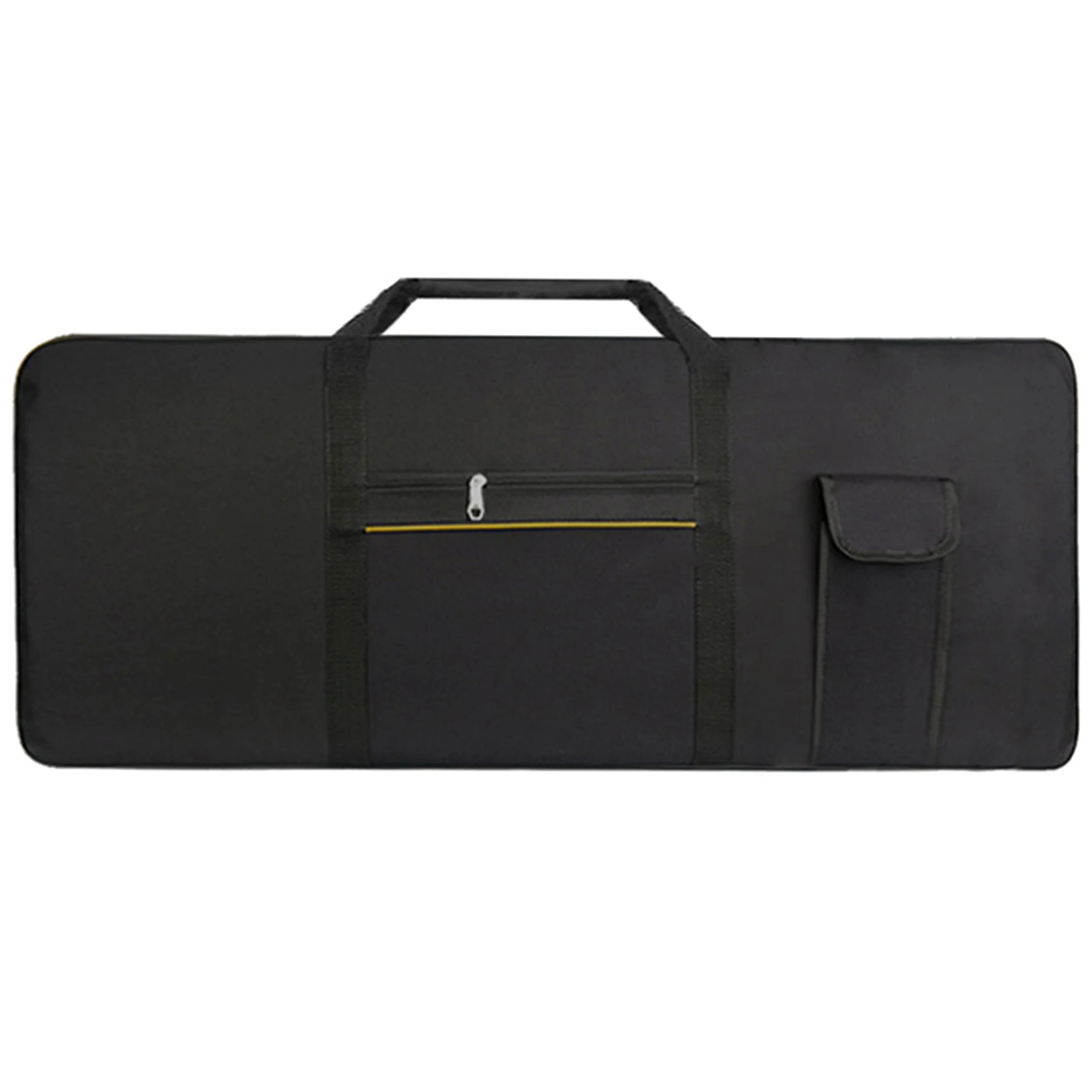 Azatemgo Custodia per Tastiera da 61 Tasti，Custodia Imbottita per Tastiera Elettrica a 61 tasti，Tasti con Cinghie，tessuto impermeabile Oxford 600D adatto per 61 tasti（102× 41× 15CM）