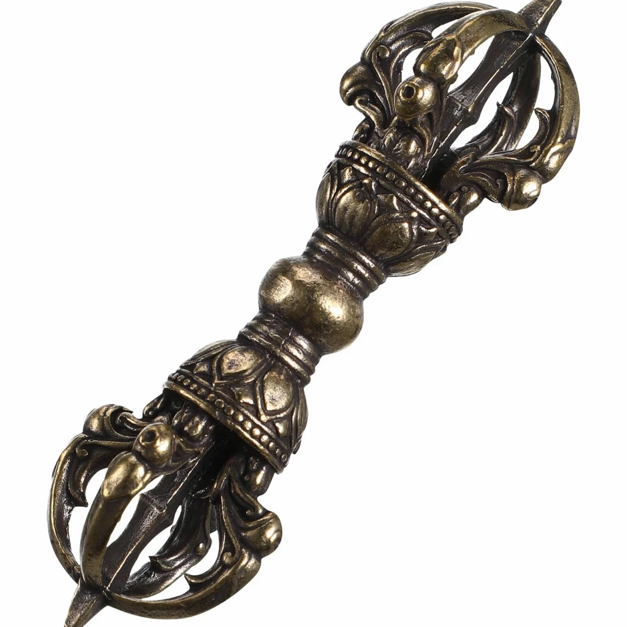 Buddismo tibetano Dorje Vajra Phurba: Amuleto d'ottone Handmade Nepal Collectibles