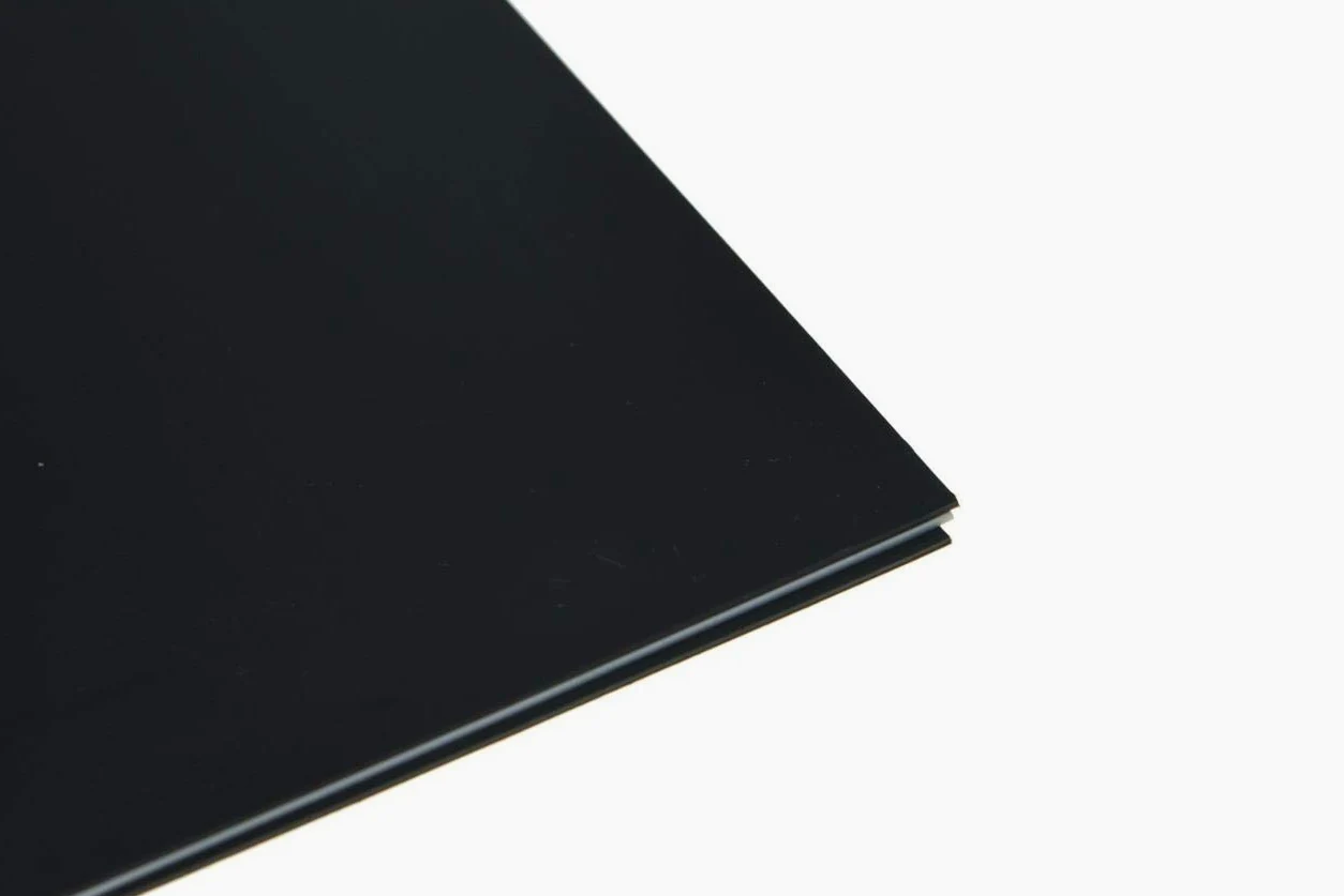 Dopro Bianco chitarra basso battipenna materiale piastra antigraffio foglio materiale 290x430mm nero 3 strati (BWB)