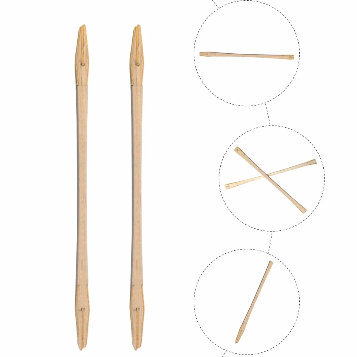 Set 2 Pezzi Legnetti per Pianoforte in Legno, Accessori per Accordatura Facili da Trasportare, Sicuri ed Ecologici, per Strumenti Musicali