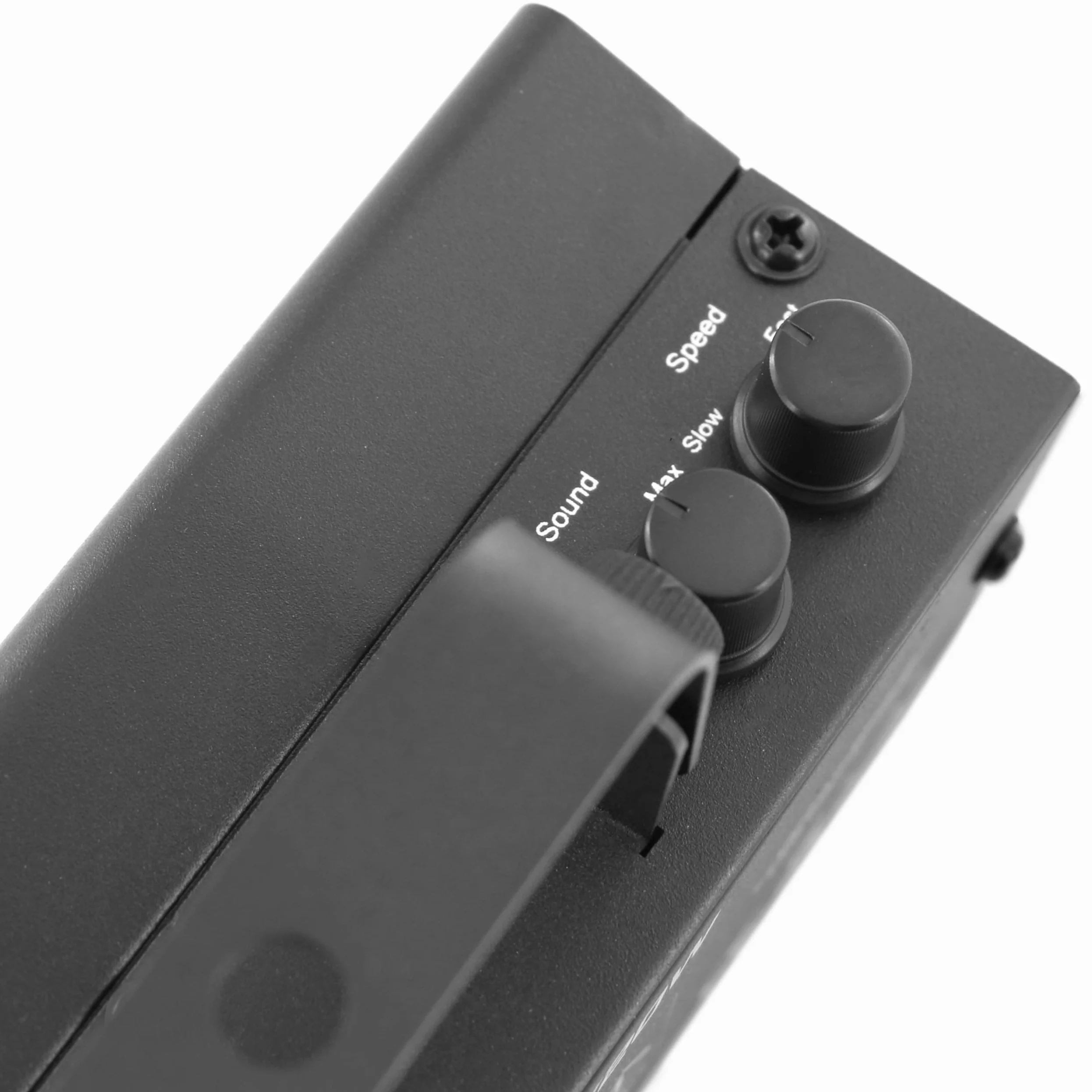 BoomTone DJ LED Strobe 2 x 20 W Nero - Stroboscopio LED potente per effetti di luce mozzafiato - Giochi di luce serale - Strobe DJ - Rilevamento musicale - Flash intenso - Illuminazione da discoteca