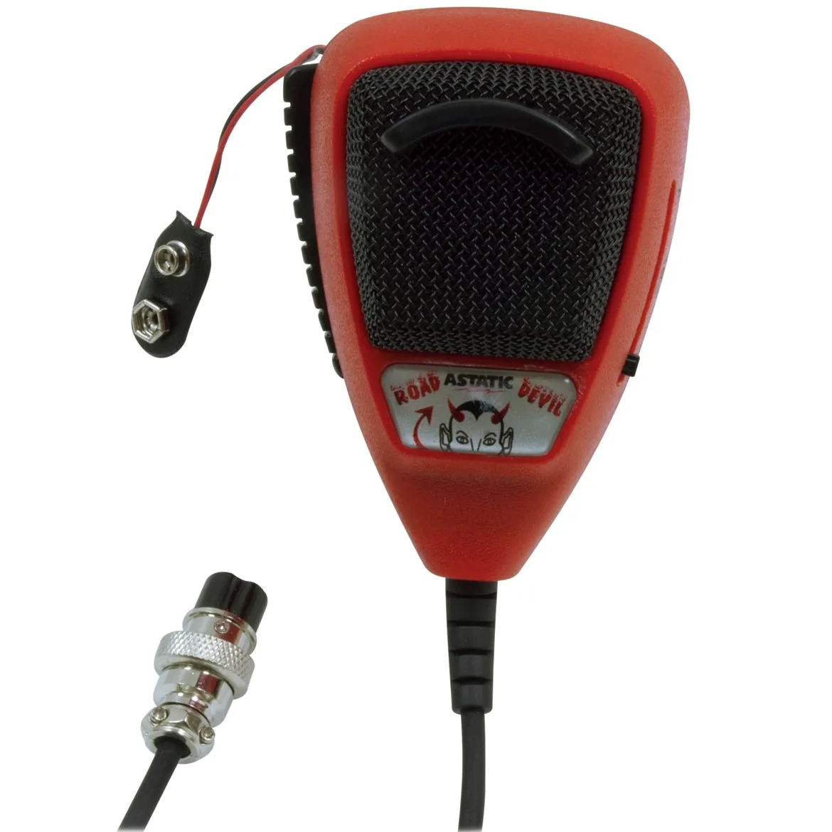 Astatic (302-10036 RD104E Road Devil Amplificato 4-Pin CB Microfono, Nero
