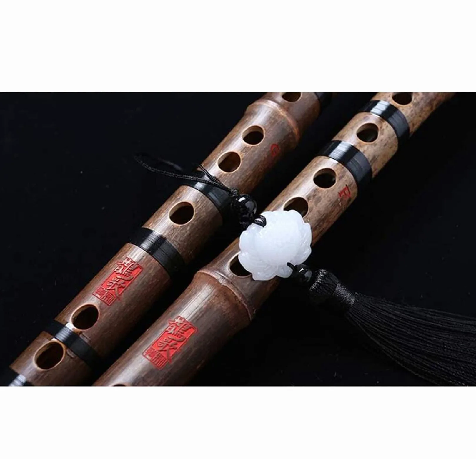 Cinese Dizi One-Section Bamboo Flauto Professionale Playing Flauto Strumento musicale per principianti Adulto C/D/E/F/G TUNE(D)