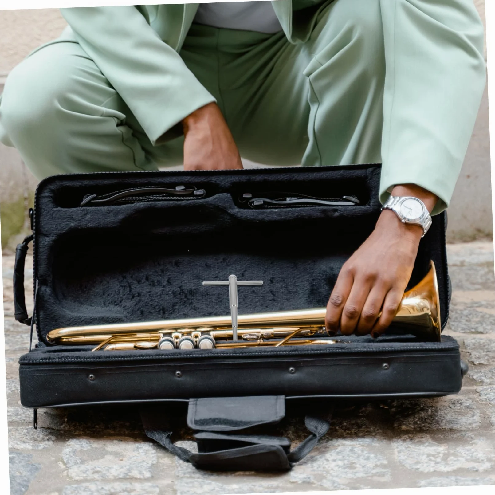 Strumento a fiato in metallo strumento di riparazione Bocchino strumento di direzione per tromba, tromba, Euphonium Tuba, strumento versatile e modellante per strumenti a fiato