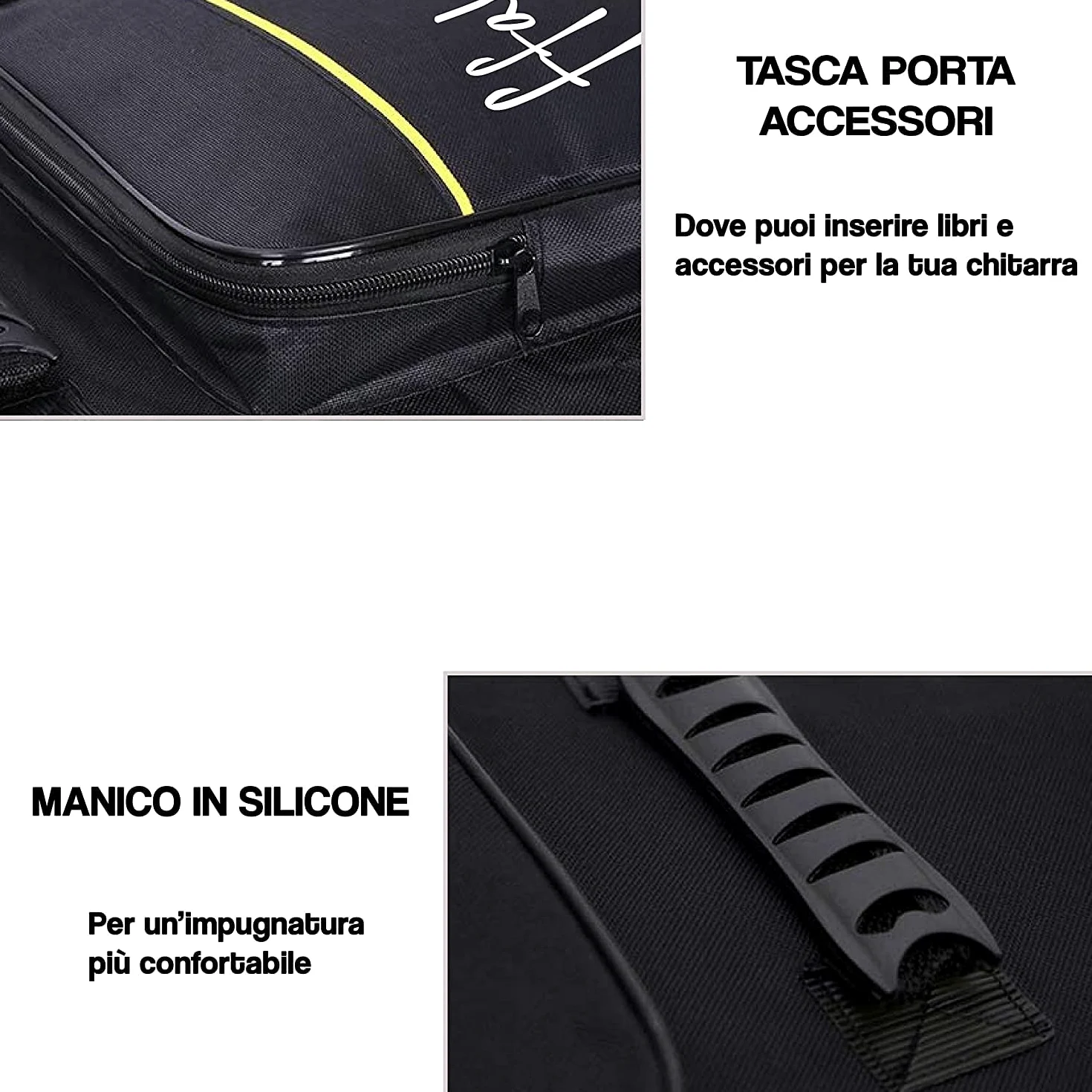 FF Custodia, Borsa, imbottita, 600D per Chitarra Classica