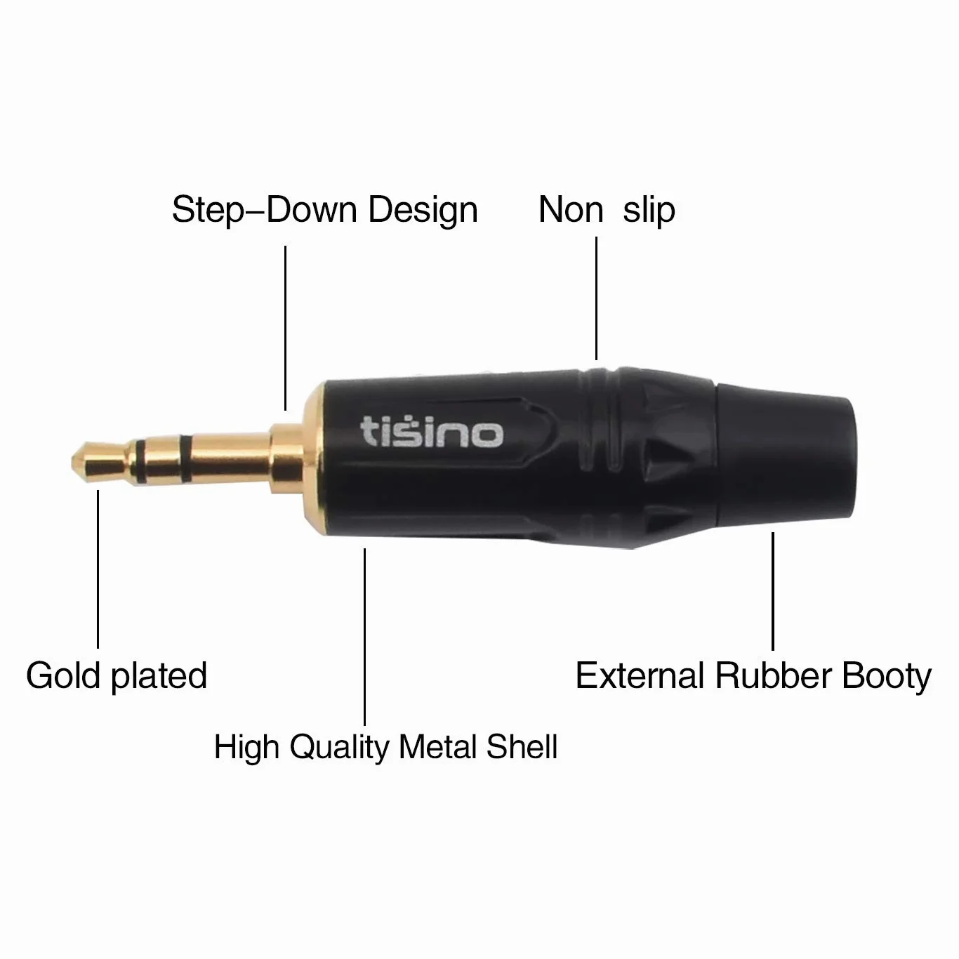 Tisino Cavo doppio XLR femmina a microfono stereo da 3,5 mm, cavo doppio XLR sbilanciato a mini jack ausiliario Y-Splitter Cavo microfonico - 3 m