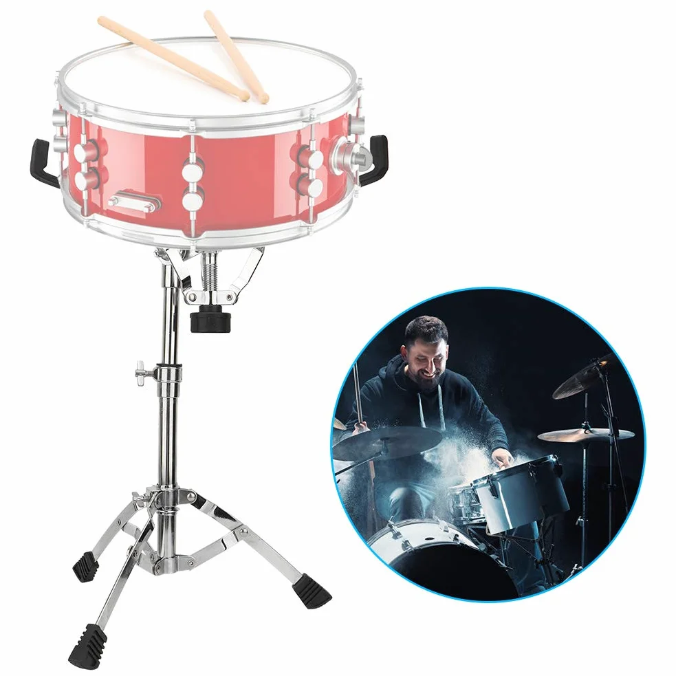 JUMZ Supporto per Batteria, Supporto per percussioni, Supporto per Batteria, Spettacolo Forte per rullante per Musicisti Muti