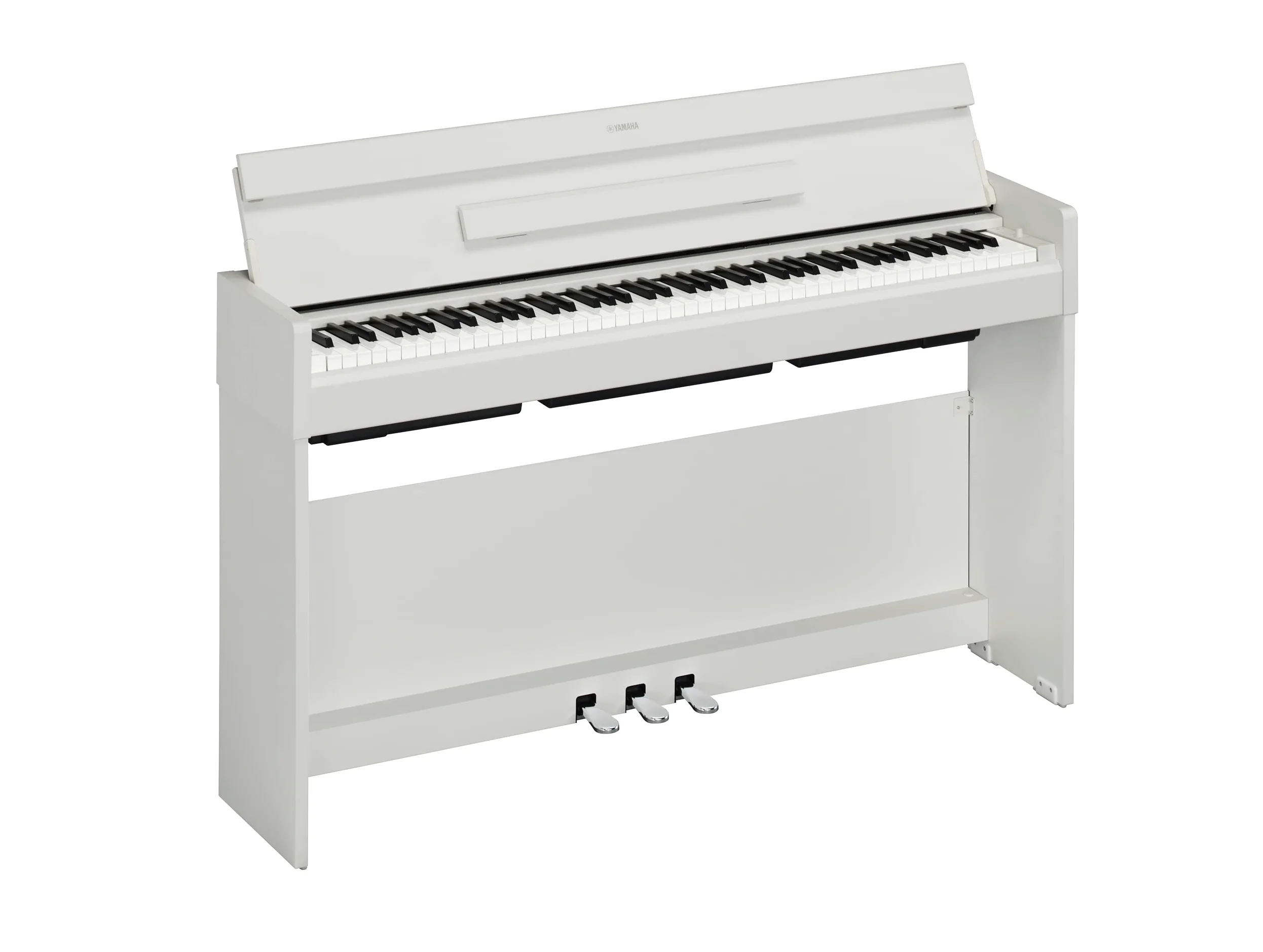 Yamaha ARIUS YDP-S35 Digital Piano - Pianoforte Digitale da Casa per Dilettanti, Design Moderno ed Elegante, Suonabilità Autentica del Pianoforte Acustico, Bianco