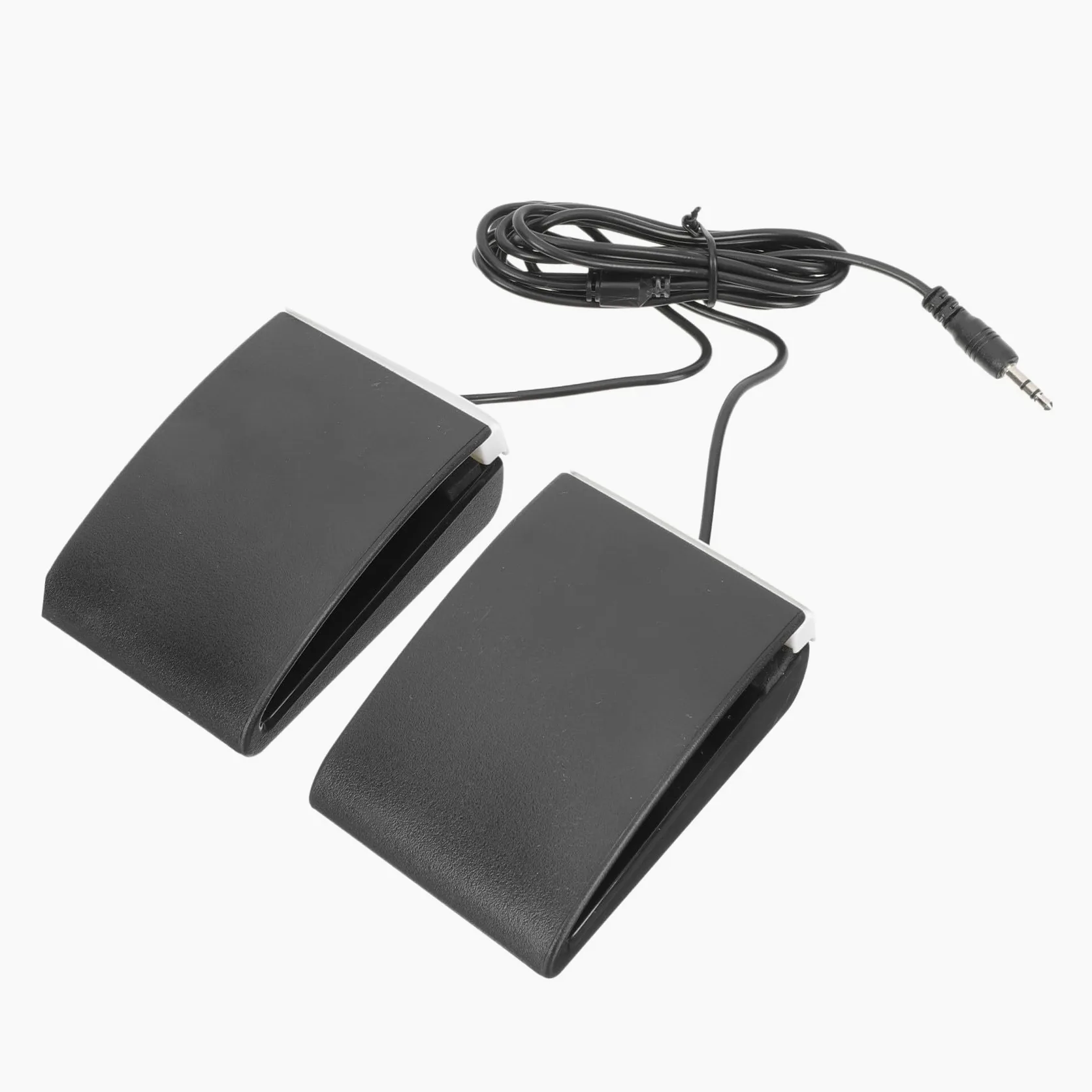 VICASKY Pedale Doppio per Batteria Elettronica Effetto Sustain Continuo, Resistente Agli Urti, Realizzato in Abs Nero Design Creativo, per Uso Musicale Professionale