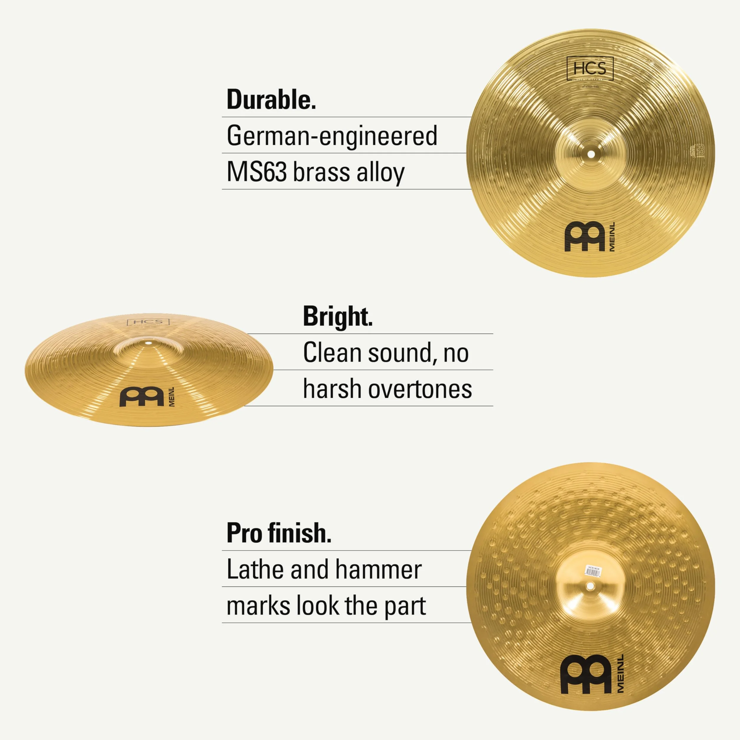 Meinl HCS Crash Ride 18", HCS18CR - Piatto Crash Ride
