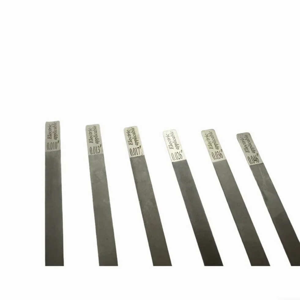 Strumento per chitarra, set di lime per capotasti, strumento liutaio per chitarra, kit di lime per la riparazione della chitarra, strumento per la manutenzione delle corde (elettrico 10-46)