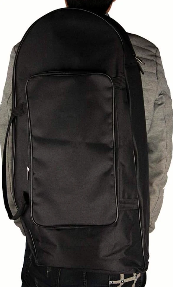 Borsa per Corno baritono Custodia Morbida per baritono con Imbottitura in Tessuto Oxford Borsa a Tracolla Doppia Borsa per Strumenti Musicali