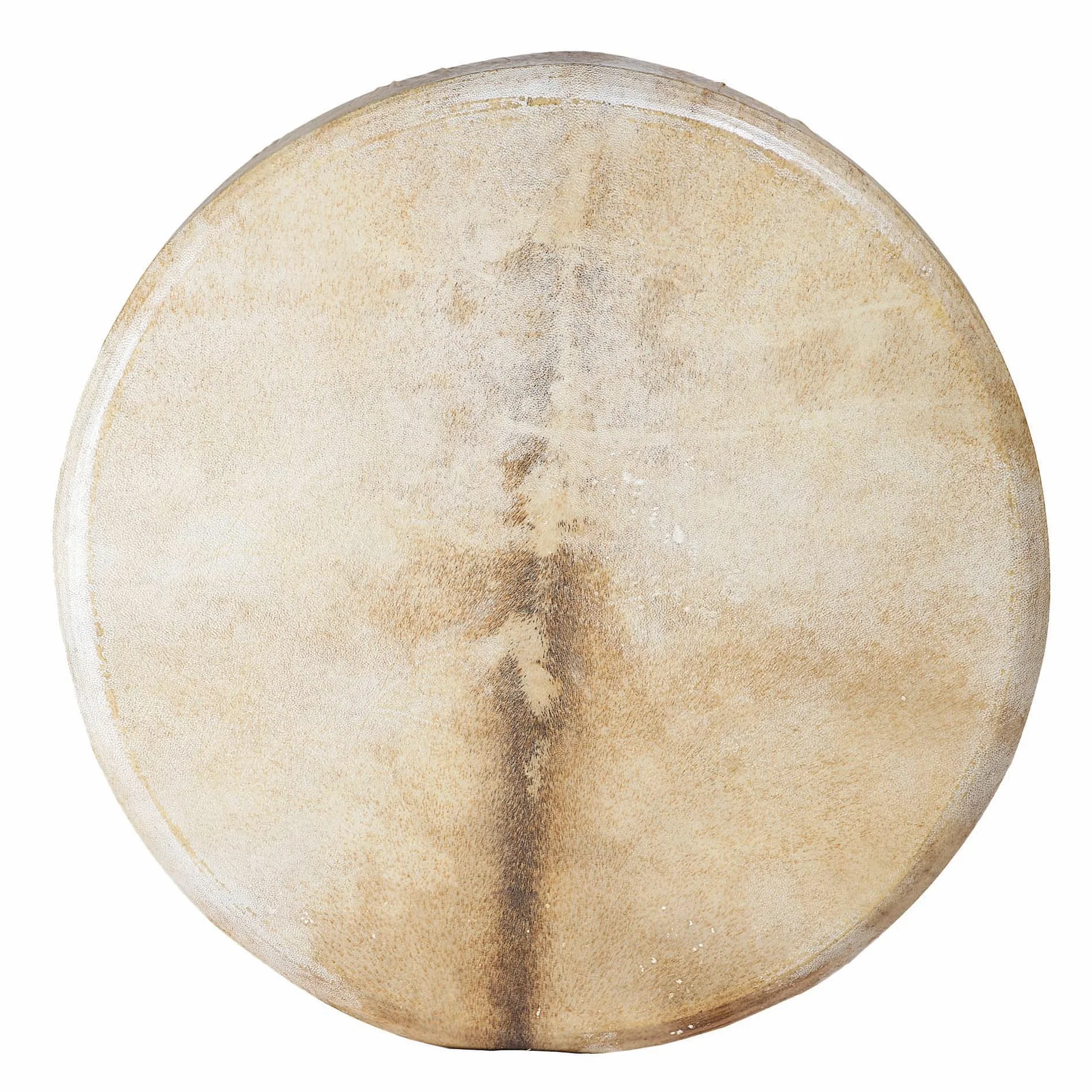 Tamburo per sciamano, pelle di capra, Ø 40 cm, con manico in stile albero, set rotondo Shaman Drum Goat Skin incluso bastone
