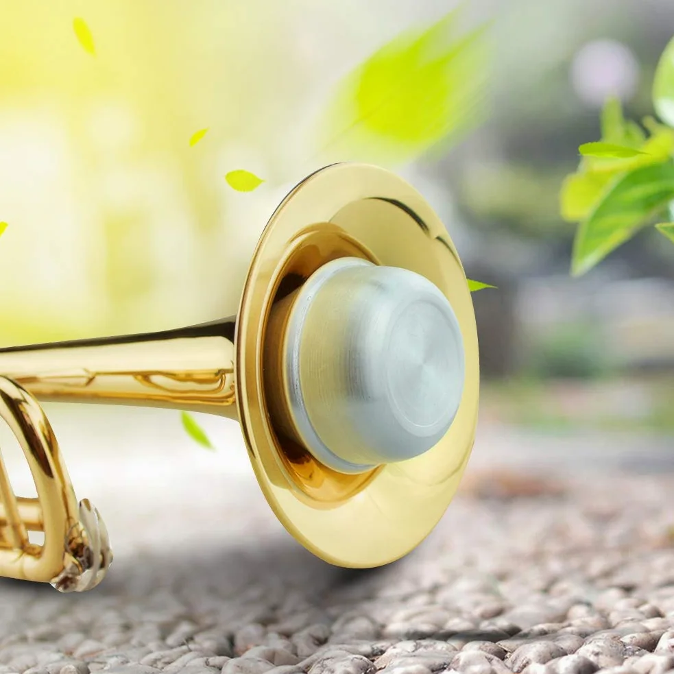Sordina per tromba, in lega di alluminio, in sughero, per esercitarsi in ottone, strumento musicale