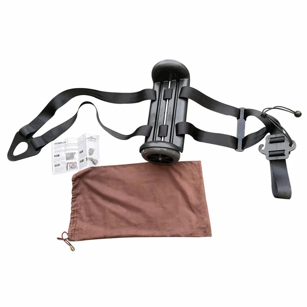WUQIMUSC Carrello verticale per contrabbasso con ruote resistenti e cinghia regolabile, strumenti per bassi, dimensioni da 1/10 a 4/4, facile da trasportare