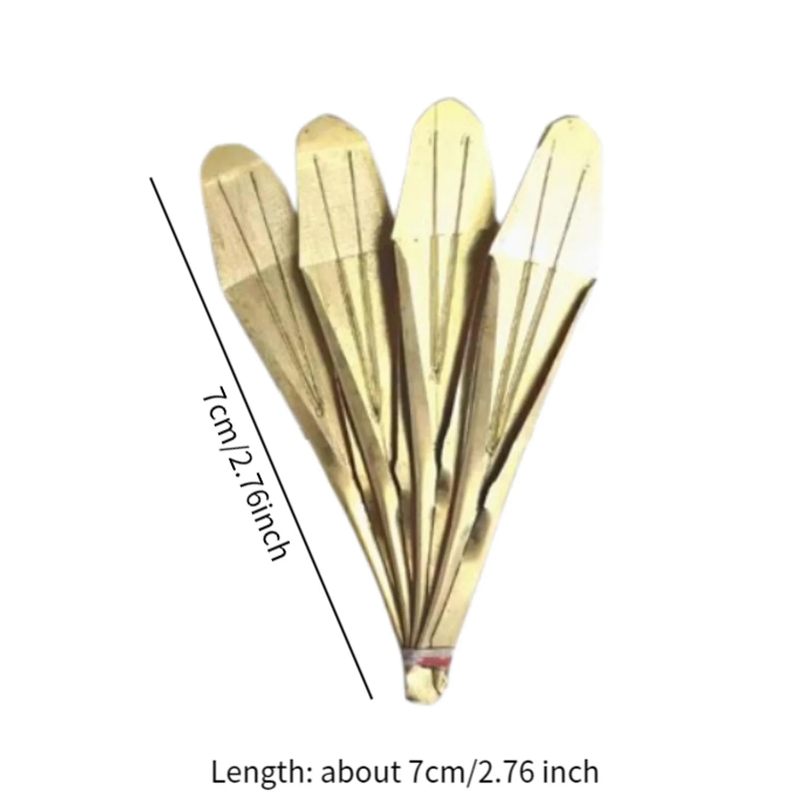 Oshhni a bocca Jaw Harp, regalo facile da suonare, a bocca in rame Yi, strumento musicale popolare per gli amanti della musica domestica e, con 4 Foglie