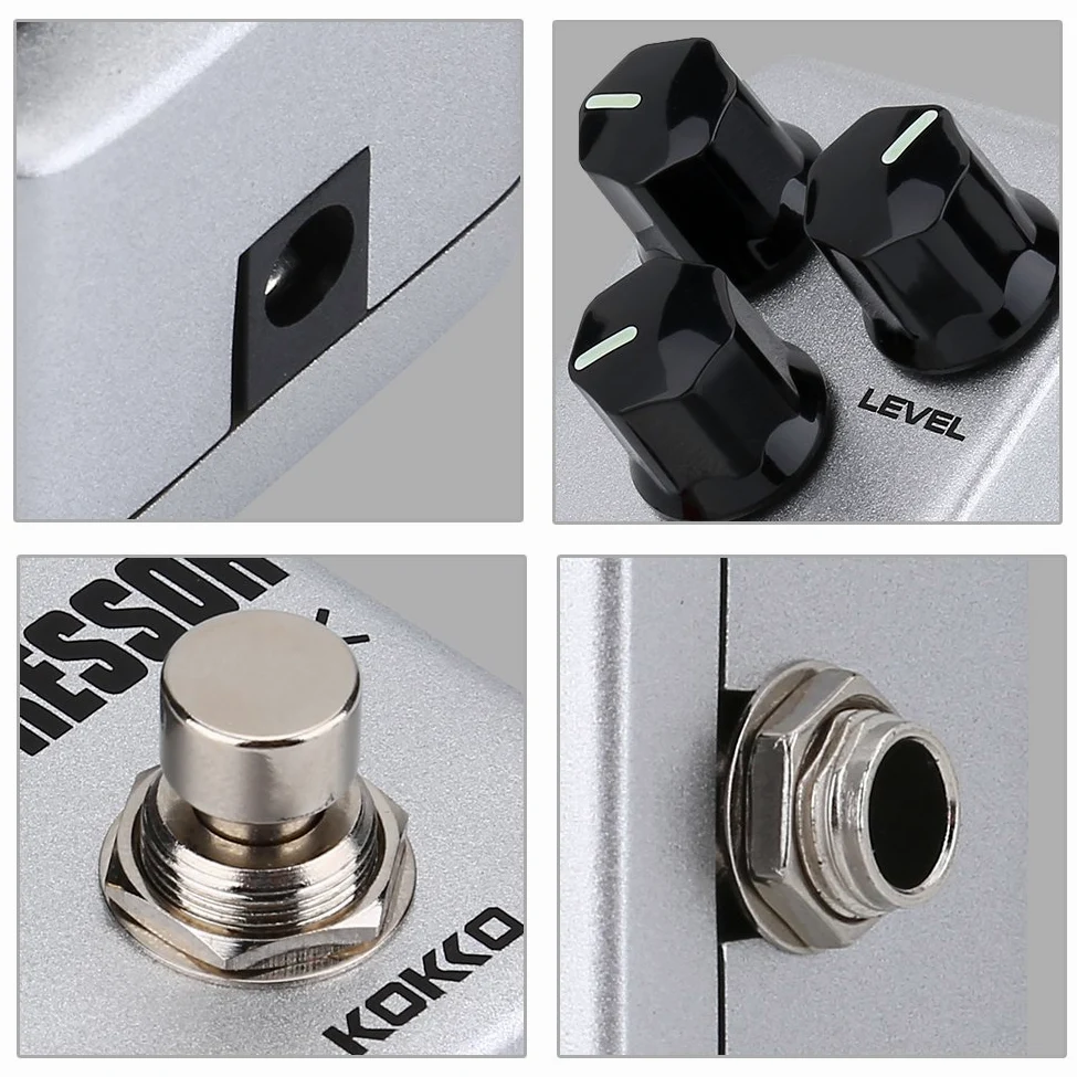 Effetto Chitarra, Mini Compressore Sustainer Pedale Effetto Accessorio Strumento per Chitarra Elettrica