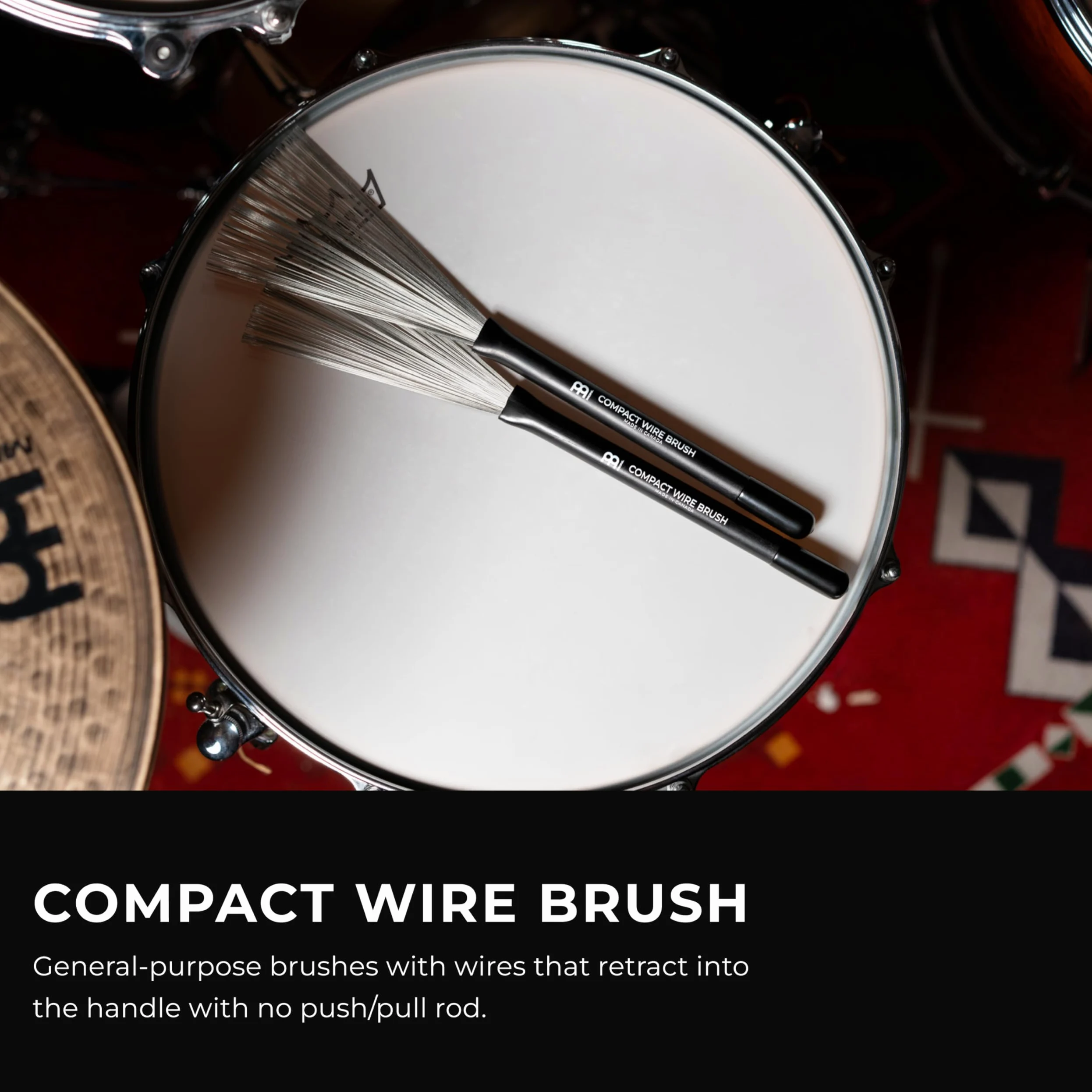 Meinl Stick & Brush - COMPACT WIRE BRUSH (SB301)
