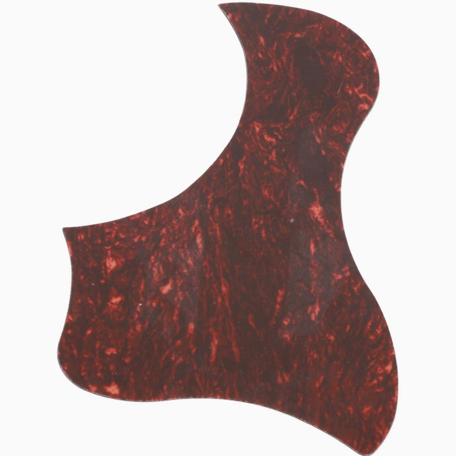 Battipenna per Chitarra Acustica, Adesivo Protettivo Design Anatra Tartarugata Rossa, PVC, Accessorio Universale per Chitarra Acustica Folk