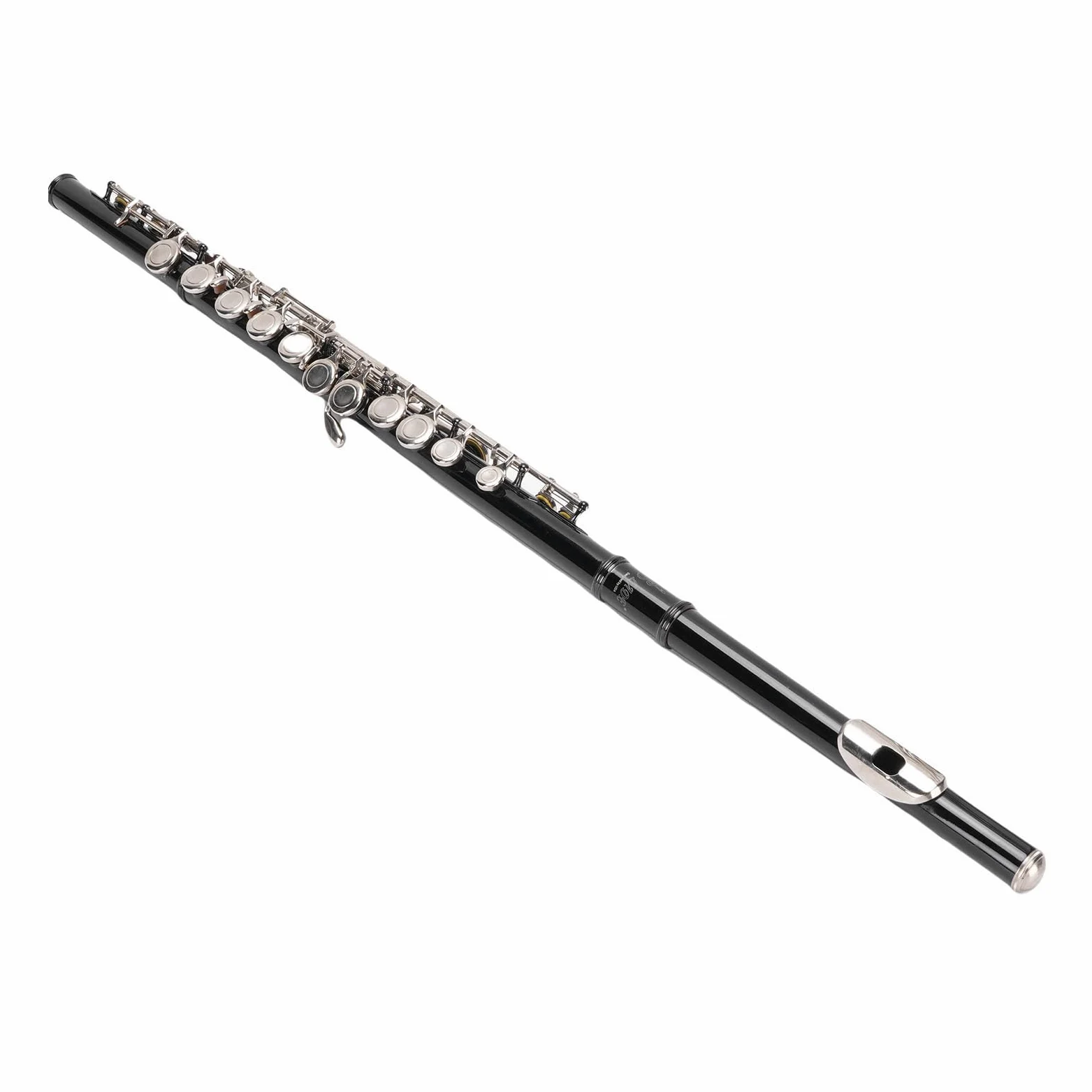 Flauto Do 16 Tasti, Flauto a Foro Aperto con Corpo in Cupronichel Tono Puro, Cuscinetti in Pelle Design Offset Tasto G con Tasto E Diviso per Principianti Studenti Adulti Lezioni di Musica