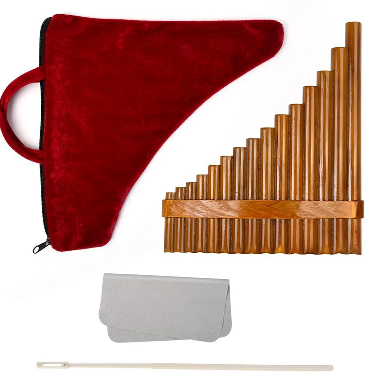 Pan Pipes Flauto Di Pan Attrezzatura Musicale Chiave F Strumenti Musicali Cinesi Professionali A Fiato Pan Pipe(R)