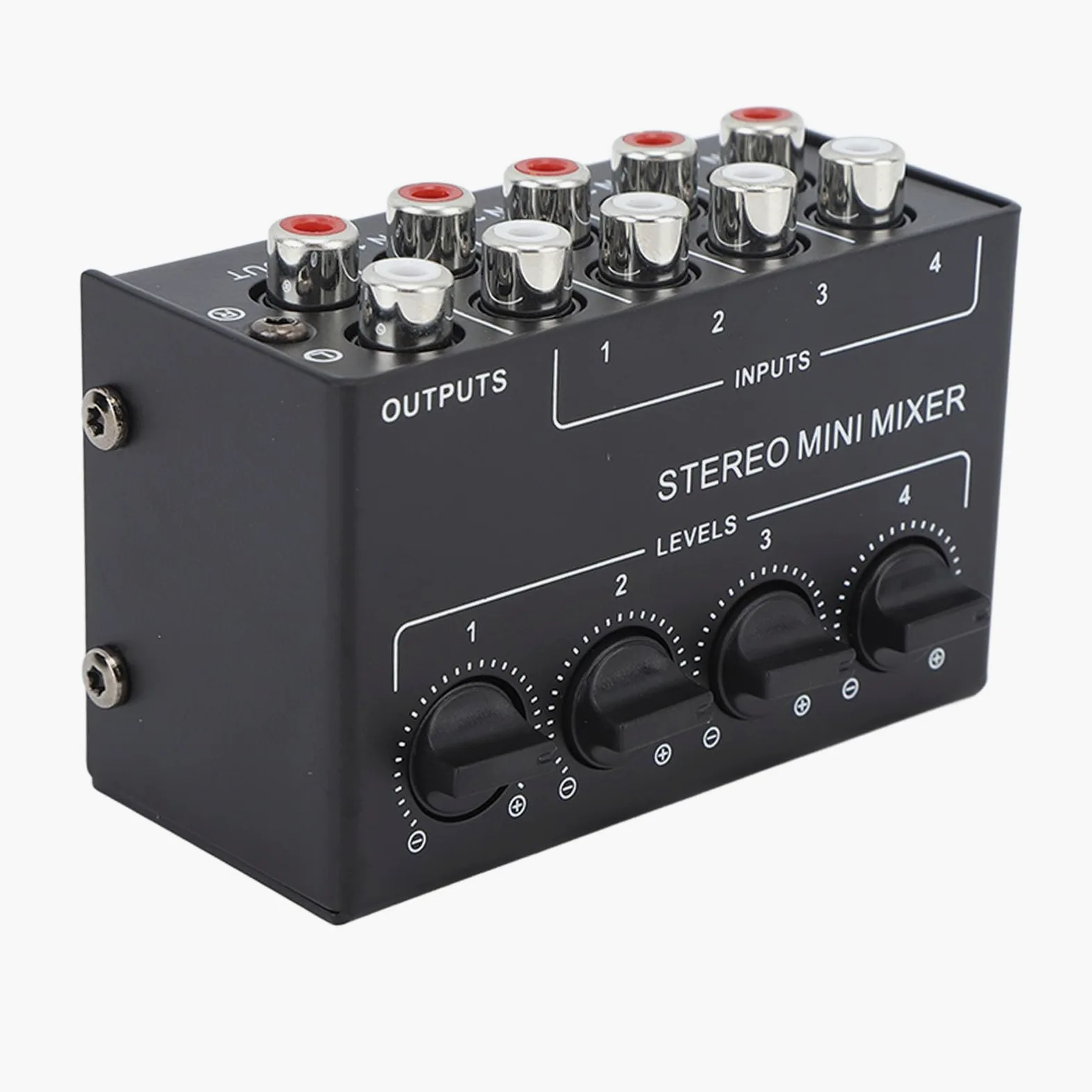Mini Mixer Audio Portatile, Metal Shell CX400 Mini Mixer Stereo Passivo Alta qualità del Suono per unità a Nastro per Computer