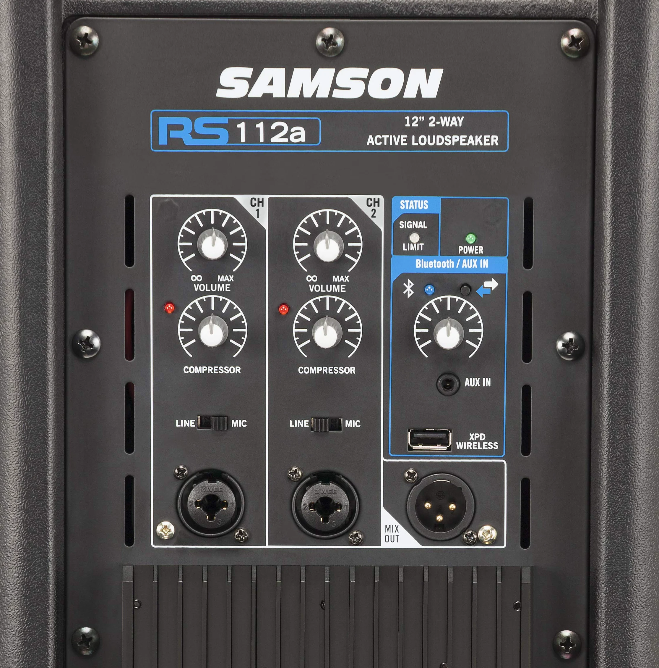 Samson - RS112a - Cassa attiva 400w, due vie, 12"