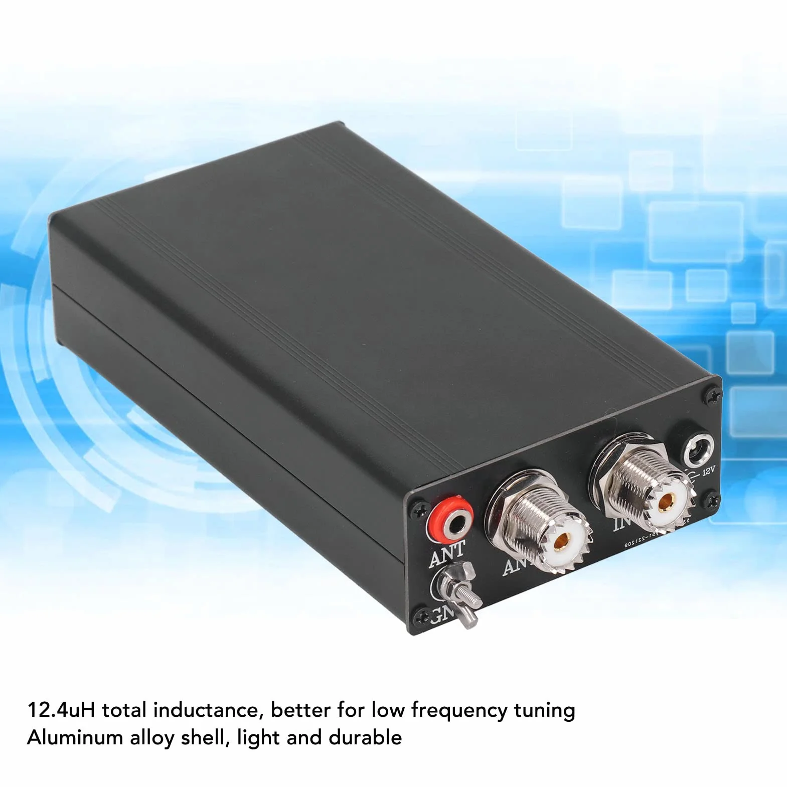 ATU-130 Accordatore D'antenna Automatico Micro Onde Corte da 200 W 1,8-50 MHz, 10-15 V CC con Display OLED, Ampia compatibilità di Frequenza e Alimentazione, Sintonizzatore