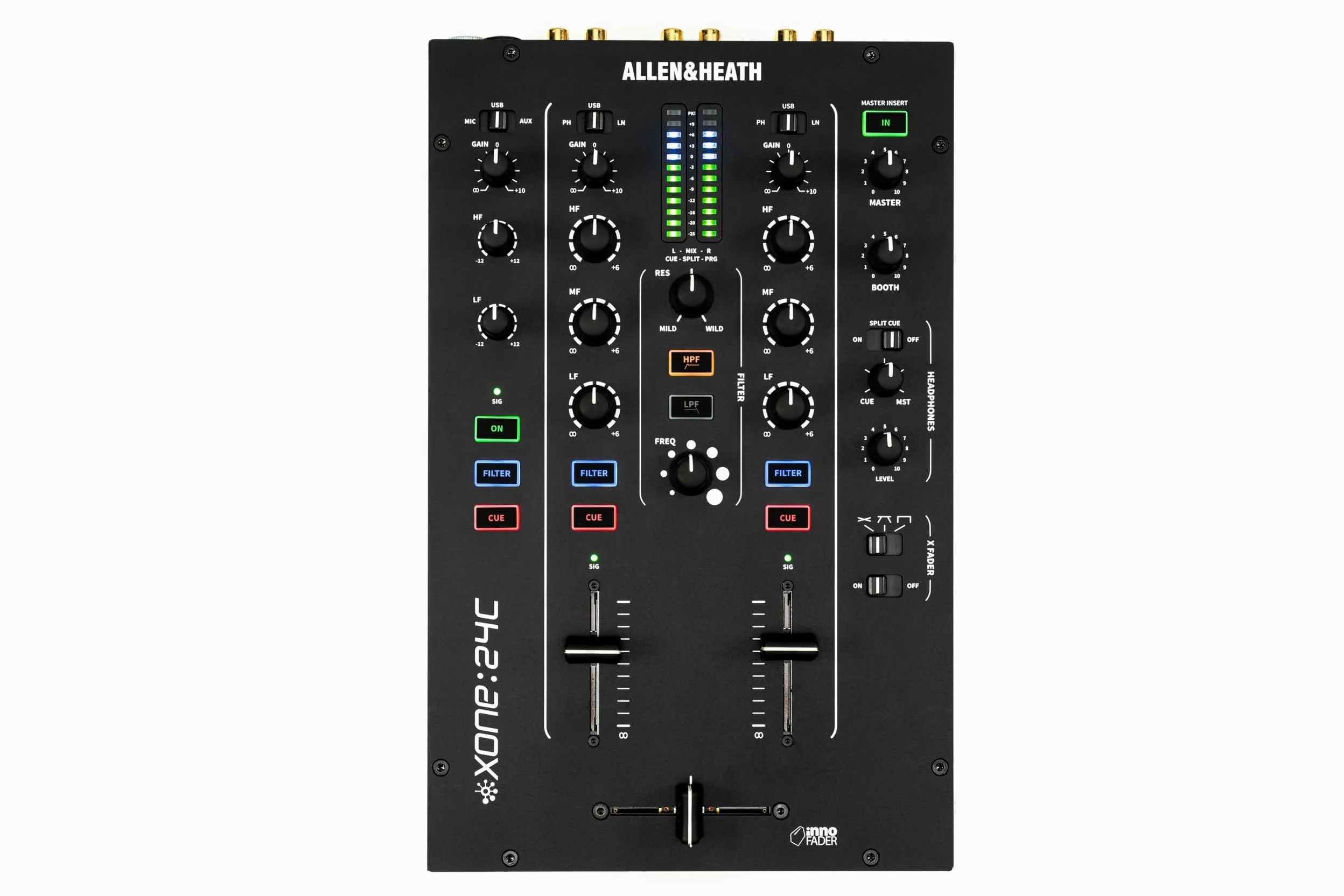 XONE:24C Mixer DJ analogico 2+1 canali con interfaccia