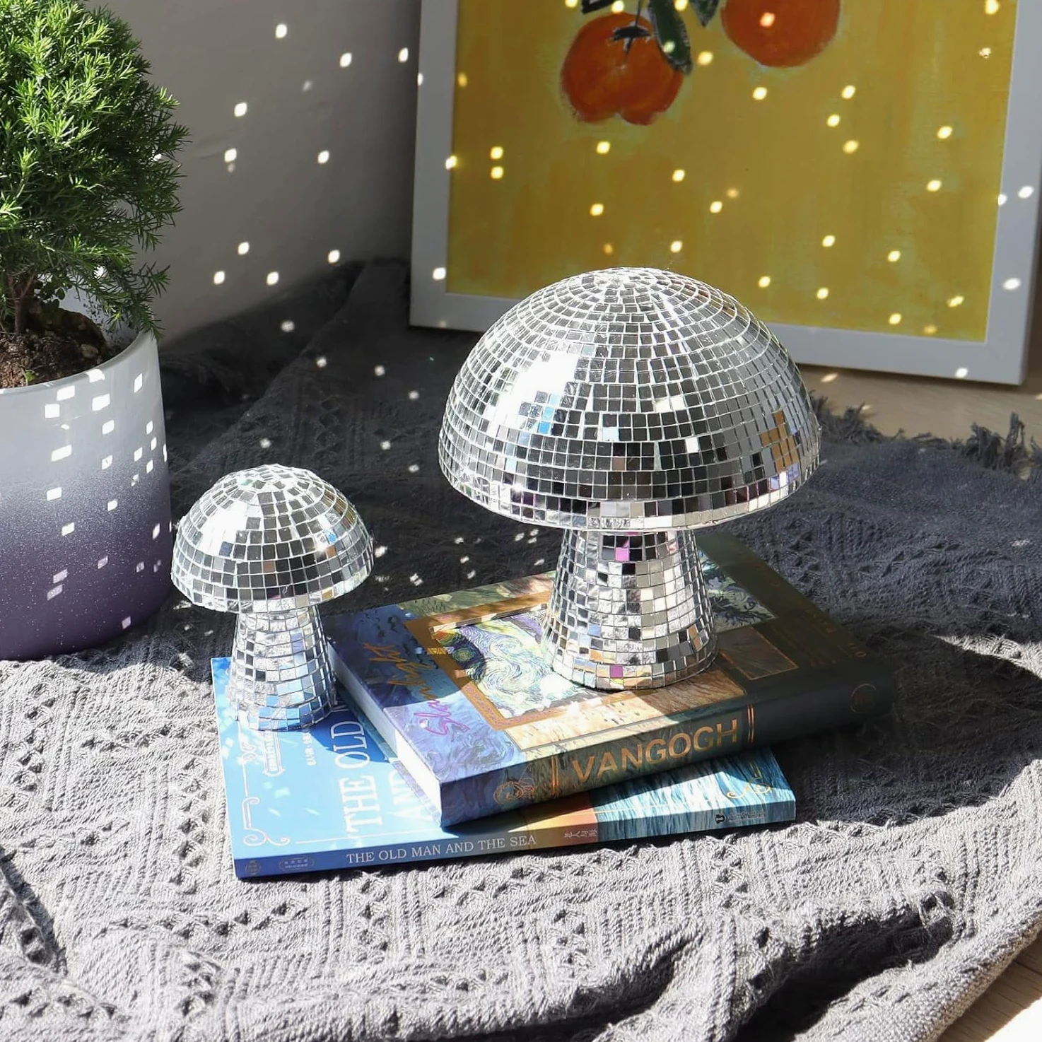Palla da Discoteca,Disco Mirror Ball,Specchio Decorativo Sfera,Sfere da Discoteca a Specchio,per Decorazione Dell'Albero di Natale,Decorazioni per Feste Scintillanti