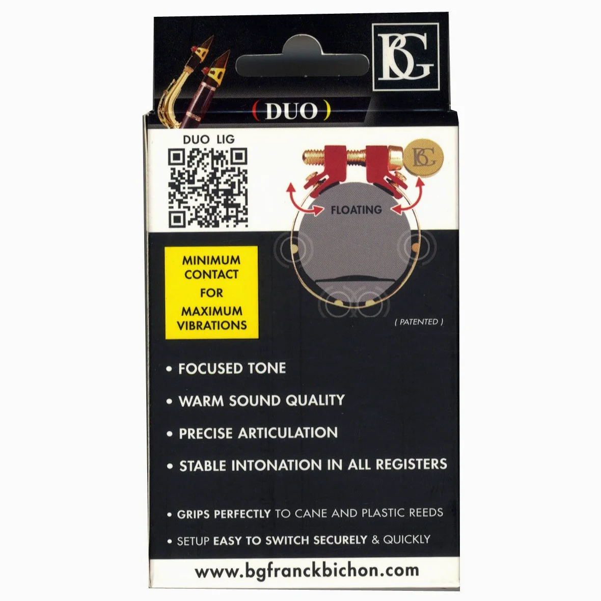 BG Duo legatura argentata Clarinetto Sib/sassofono contralto