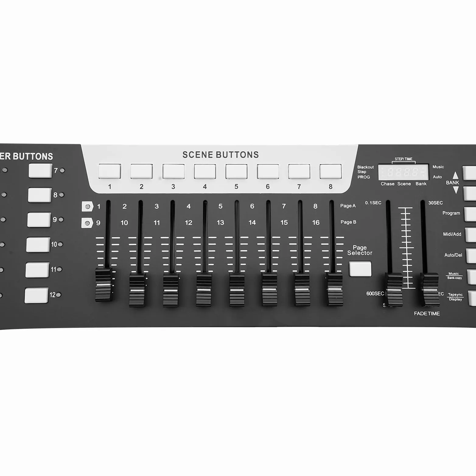 Console di mixaggio luci Dmx Controll, controller Dmx 192 canali Console DJ Dmx, controller mixer luci Dmx 512, controller di illuminazione DMX per luci a testa mobile Par Lights Fog Machine