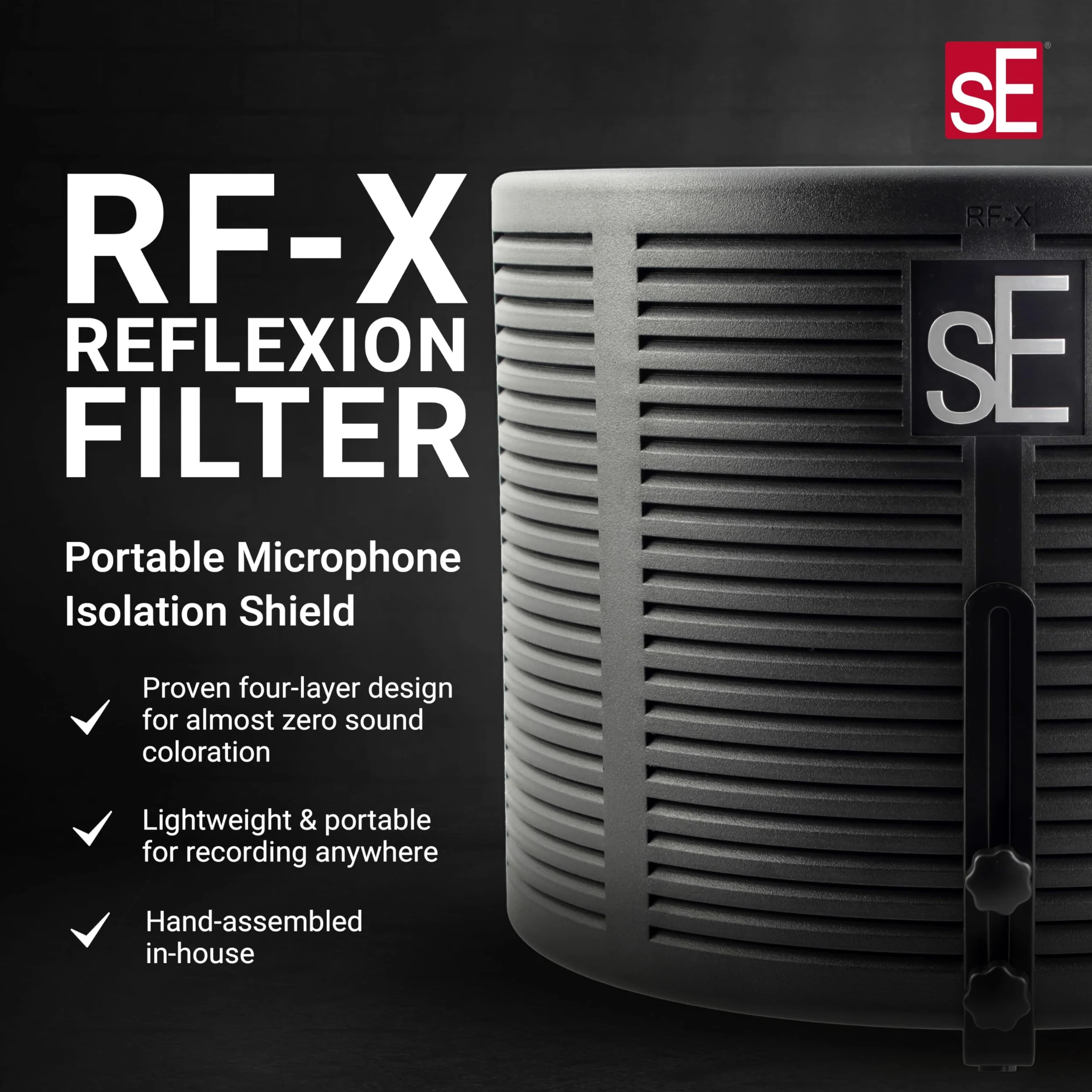 SE ELECTRONICS Filtro Anti Reflexiones RF X Black-White