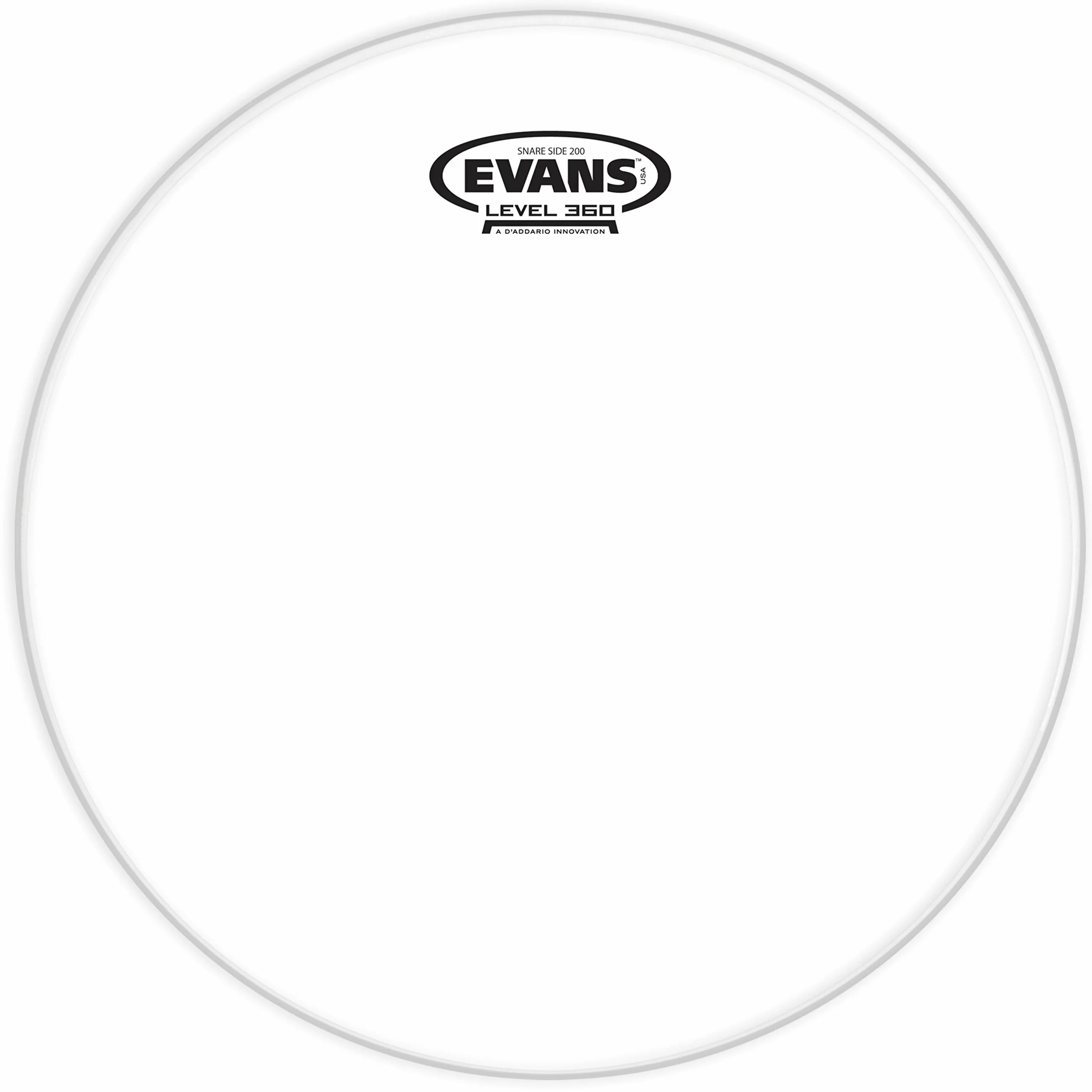 Evans S10H20 Pelle 200 per Rullante, 10", Trasparente