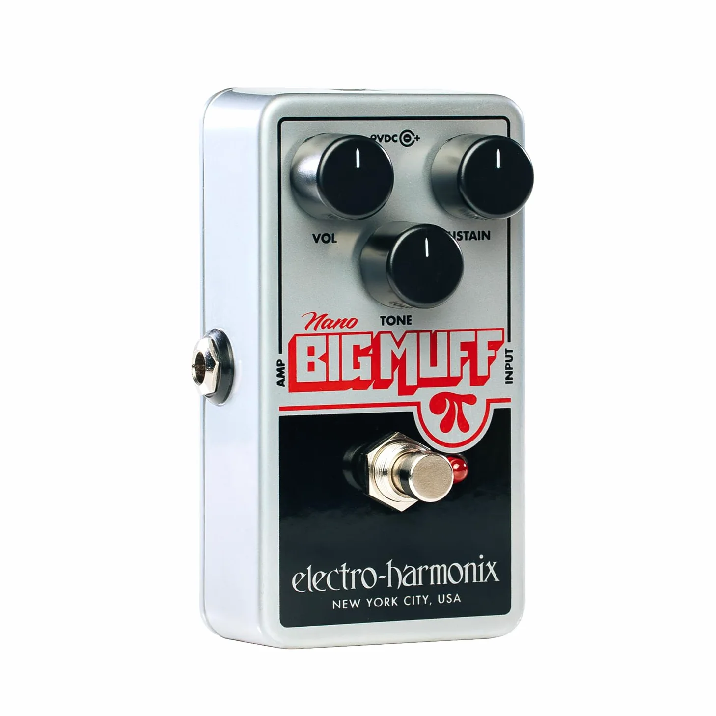 Electro Harmonix Nano Muff Overdrive Pedale per Chittara Elettrica, Argento