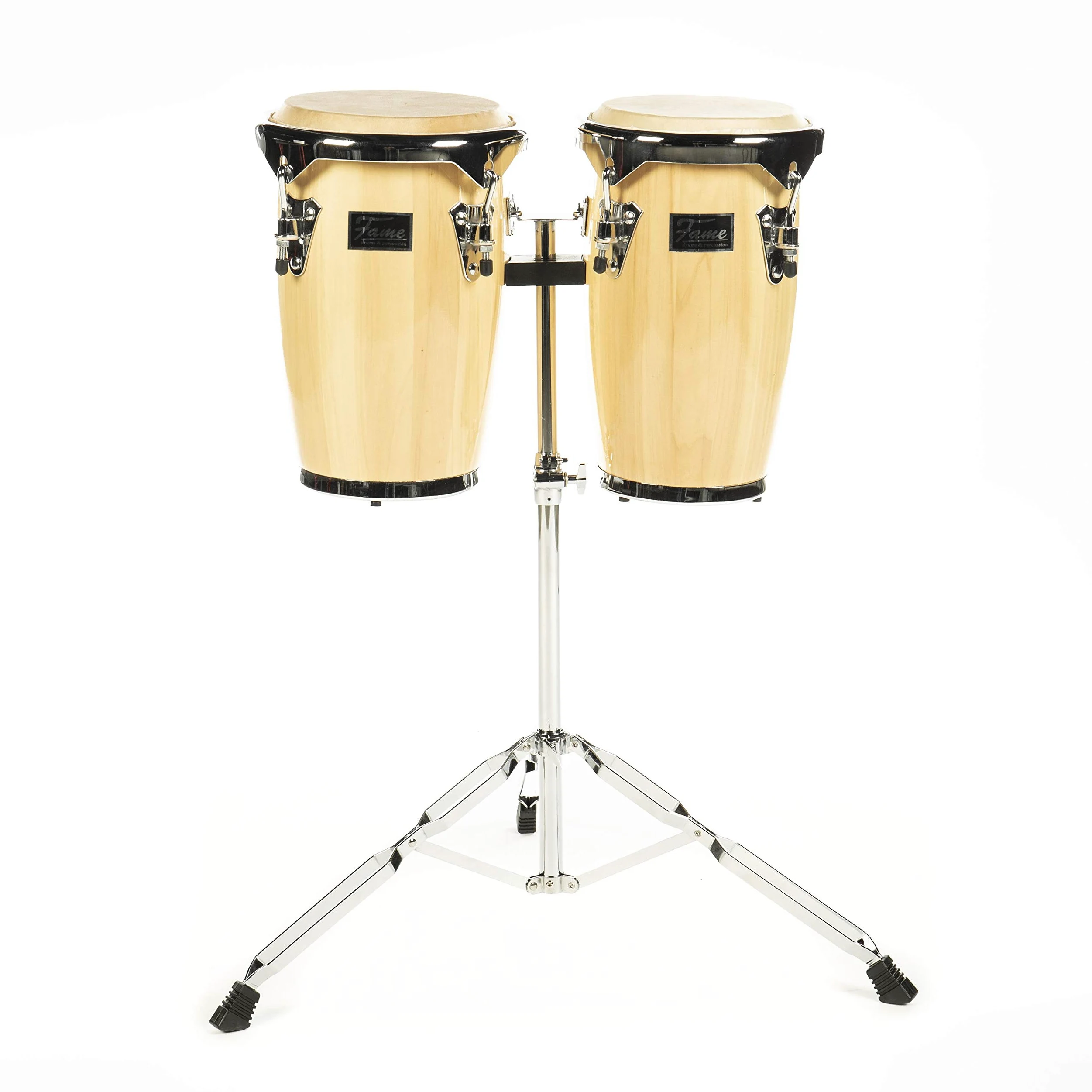 Fame S8300N Conga Set & Stand 8"/9" (Natural) - Conga