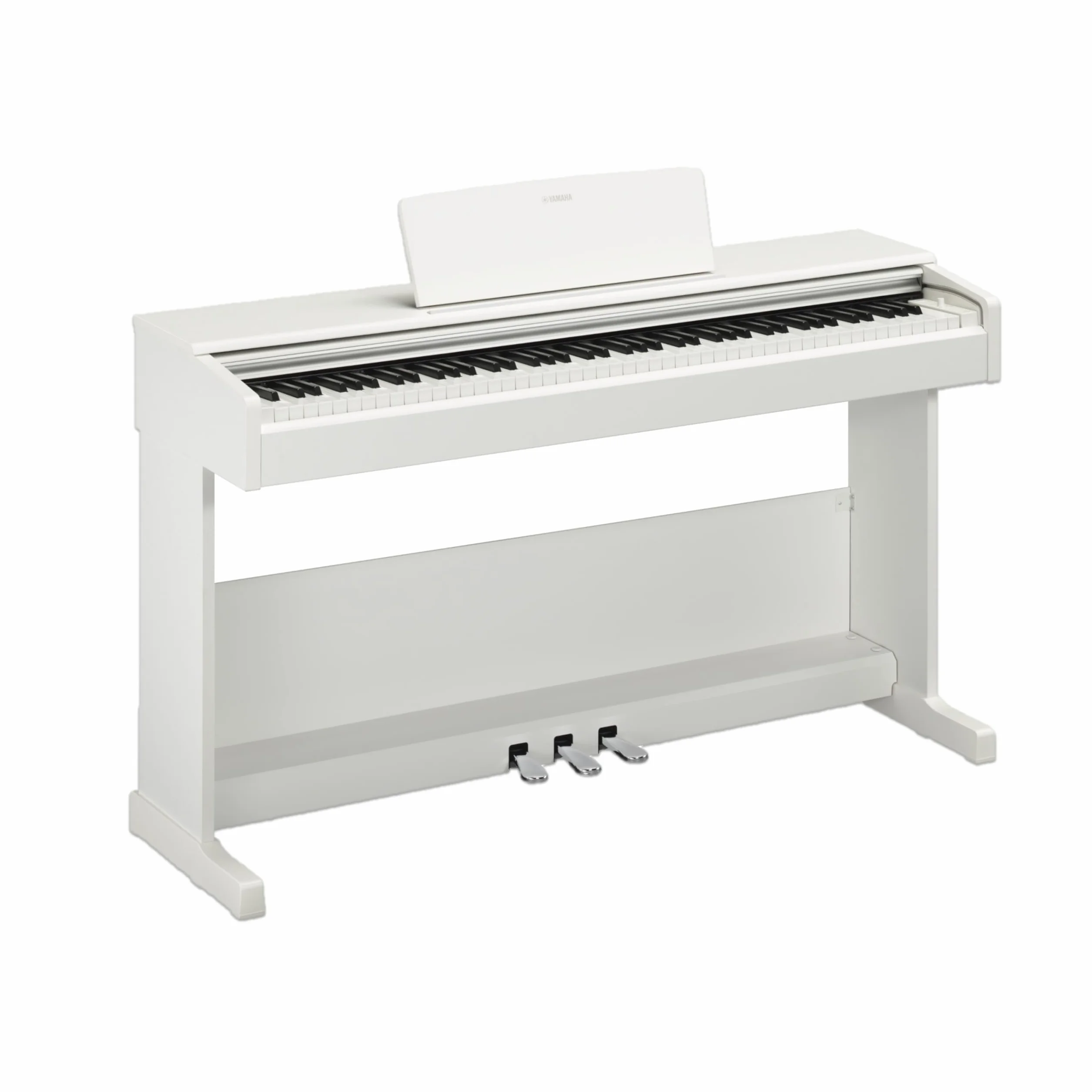 YAMAHA ARIUS YDP-105WH Digital Piano – Pianoforte Digitale da Casa per Principianti e Hobbisti, Design Classico ed Elegante, Suonabilità Autentica di un Pianoforte Acustico, Bianco