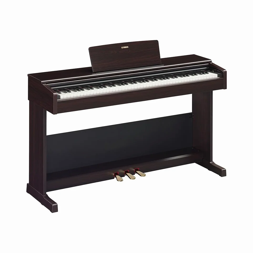 Yamaha ARIUS YDP-105 Digital Piano - Pianoforte Digitale da Casa per Principianti e Hobbisti, Design Classico ed Elegante, Suonabilità Autentica di un Pianoforte Acustico, Palissandro