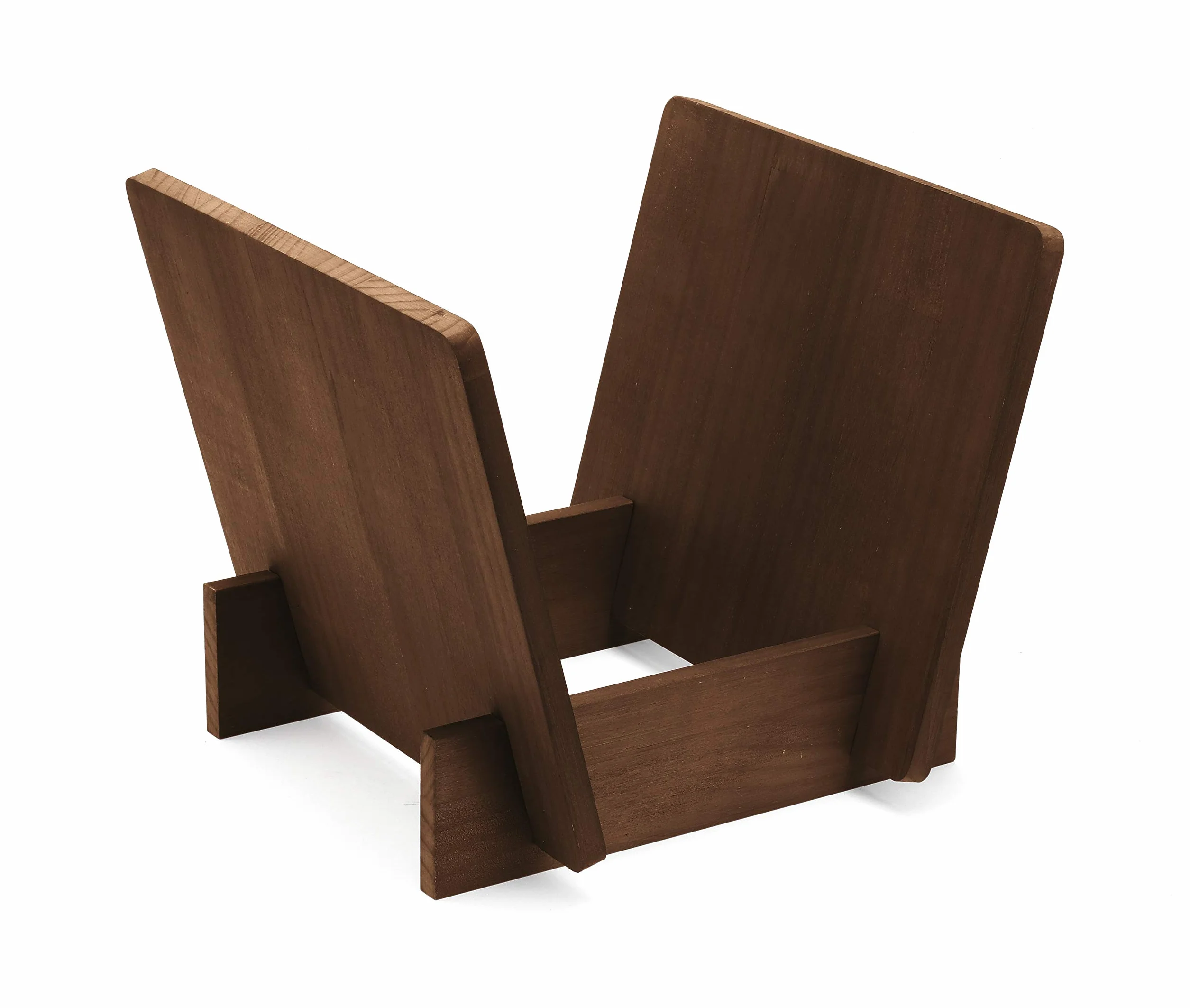 Dynavox LP Stand ST40, Scatola di conservazione per dischi in vinile in legno di pino, per fino a 40 LP e singoli, marrone scuro