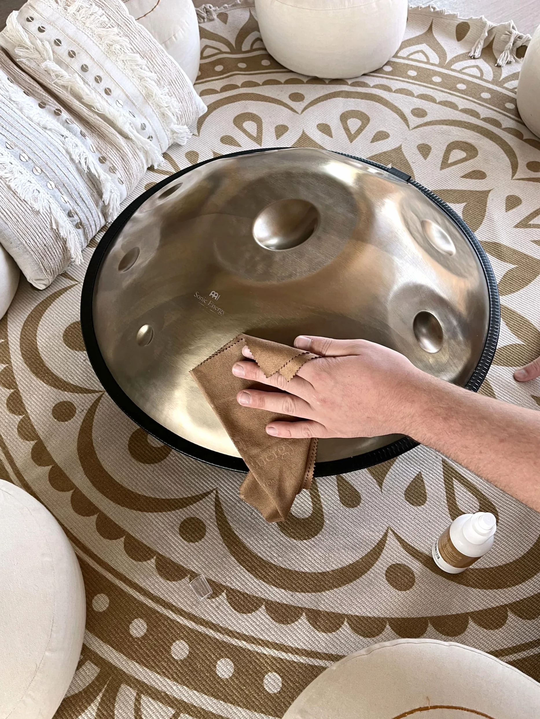 Meinl SSHPCS Edelstahl Handpan Care Set - Accessorio per handpan
