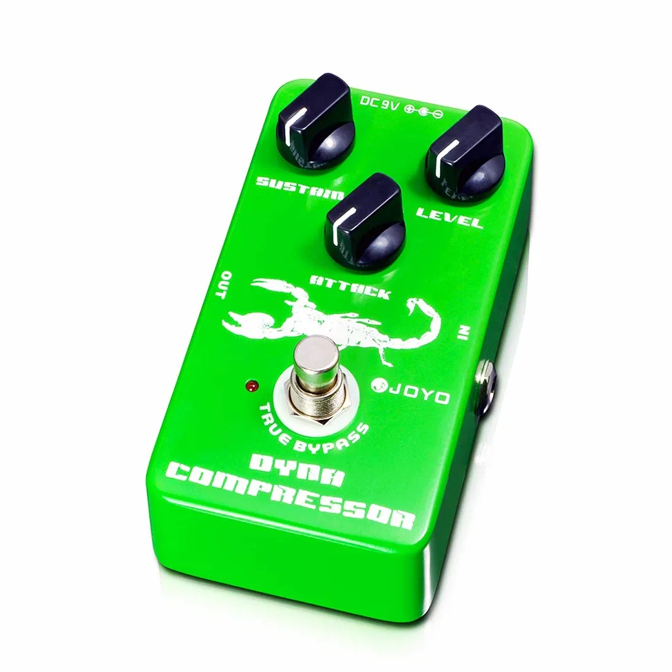 JOYO Dynamic Compressione Pedal Ricreazione a basso rumore Compressore Ross classico per chitarra elettrica e basso - True Bypass (JF-10)