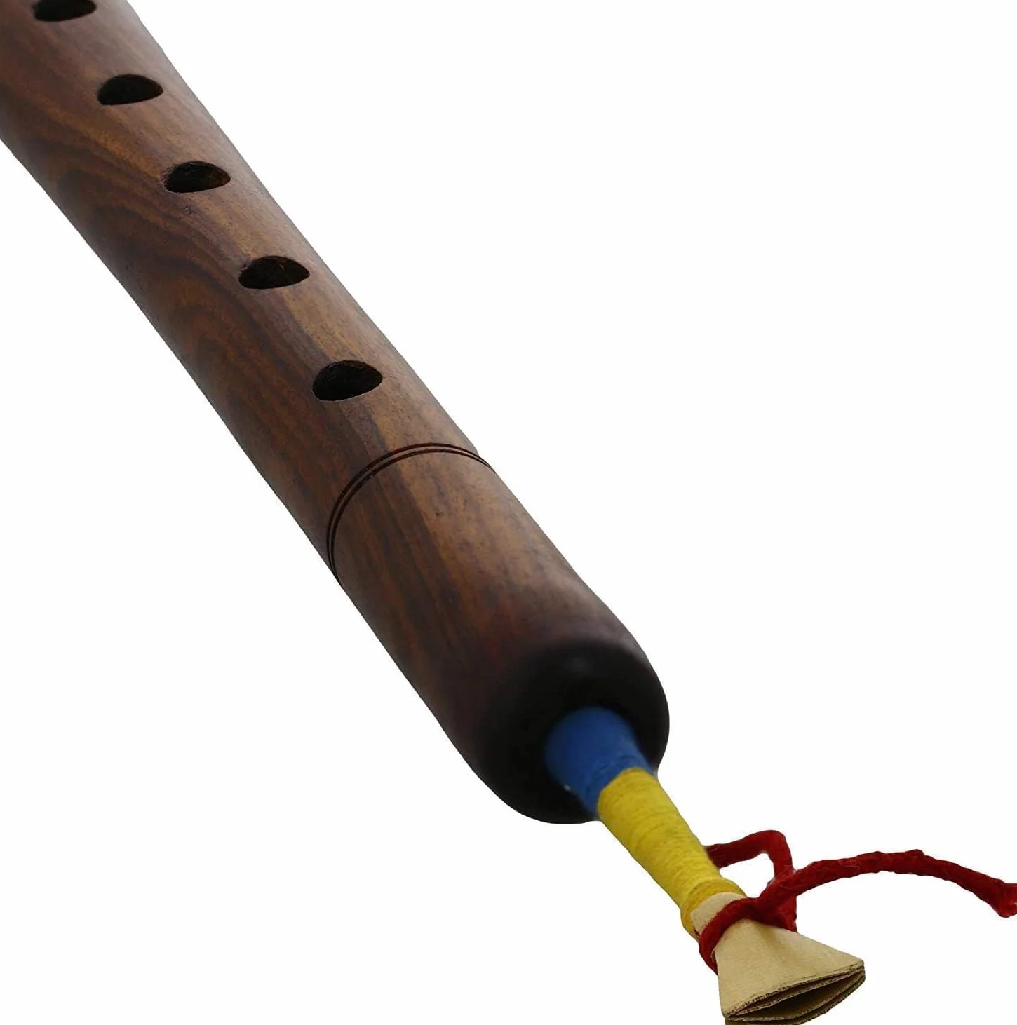 Sheesham naturale indiano tradizionale palissandro ottone Shell Shehnai/Shenai per principianti ed esperienze entrambi, confezione da 1 Shehnai (lunghezza - 45,7 cm)