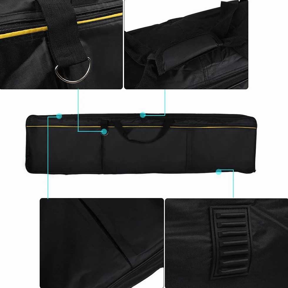 Custodia Imbottita per Tastiera Elettrica a 88 tasti, in Tessuto Oxford Gig Bag Portatile
