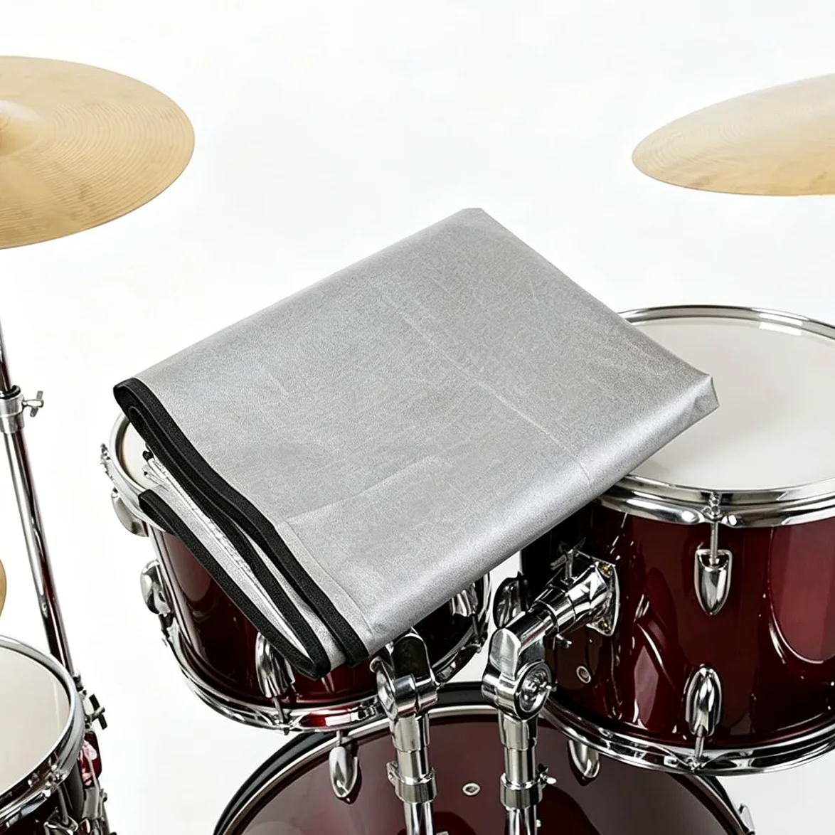 Drum Set di protezione antipolvere impermeabile 210D Oxford Fabric Electronic Drum Kit Cover 275 x 200 cm